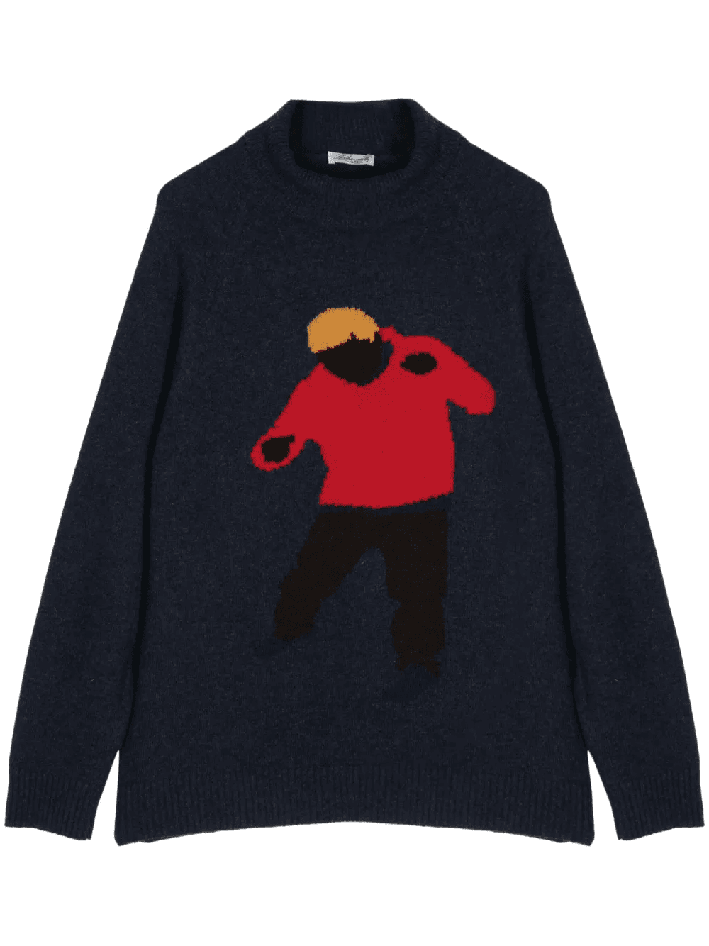 intarsia-knit wool jumper - Image 1