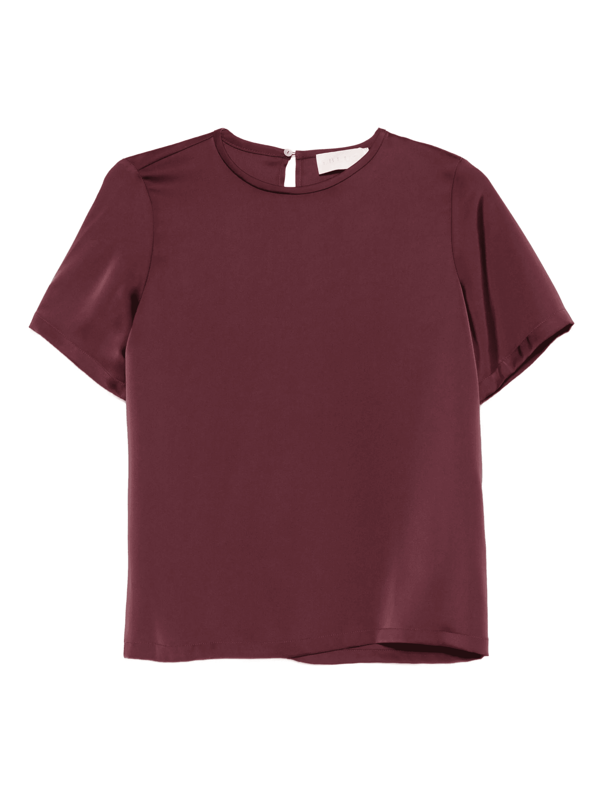 short-sleeve round-neck blouse - Image 1