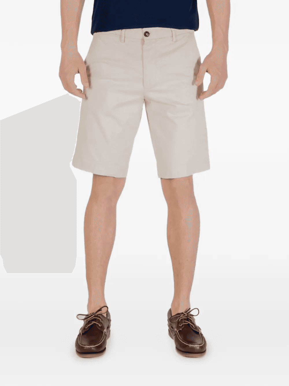 cotton-twill chino shorts - Image 1