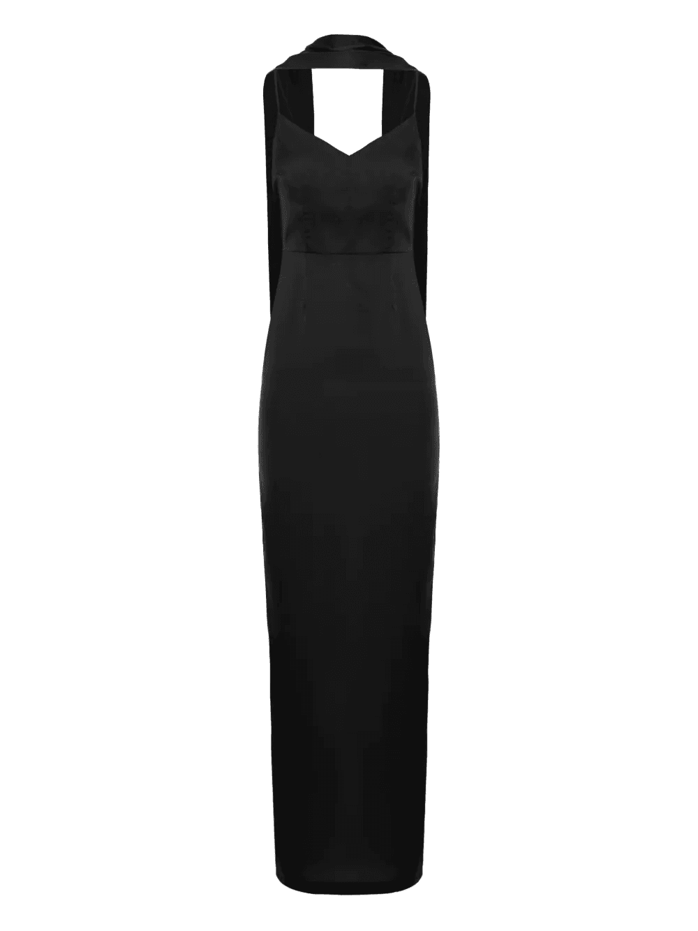 CARA spaghetti-strap split maxi dress - Image 1
