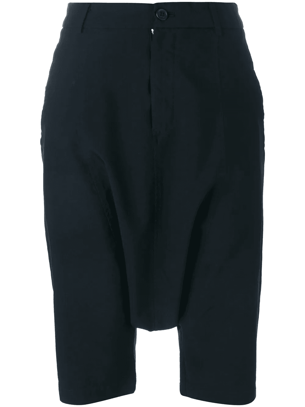 drop-crotch knee-length shorts - Image 1