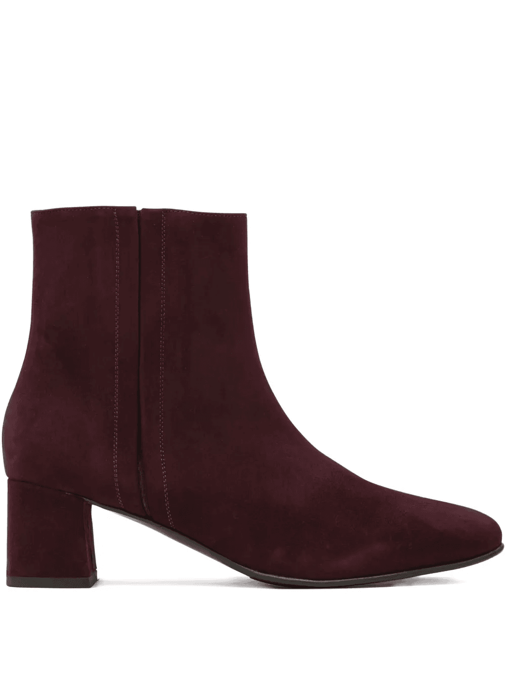 suede block-heel ankle boots - Image 1