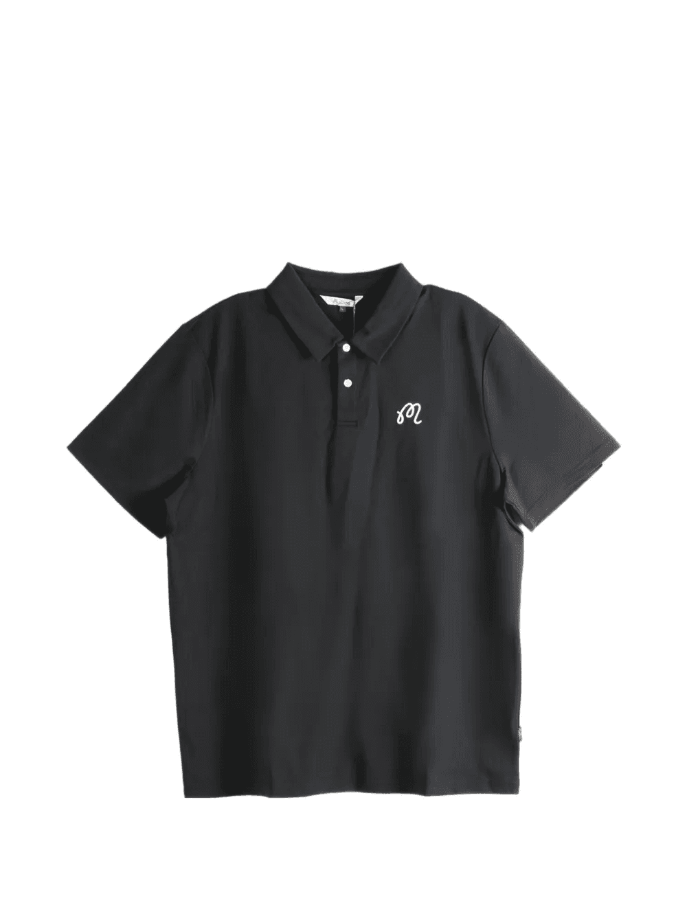 button embroidered polo shirt - Image 1