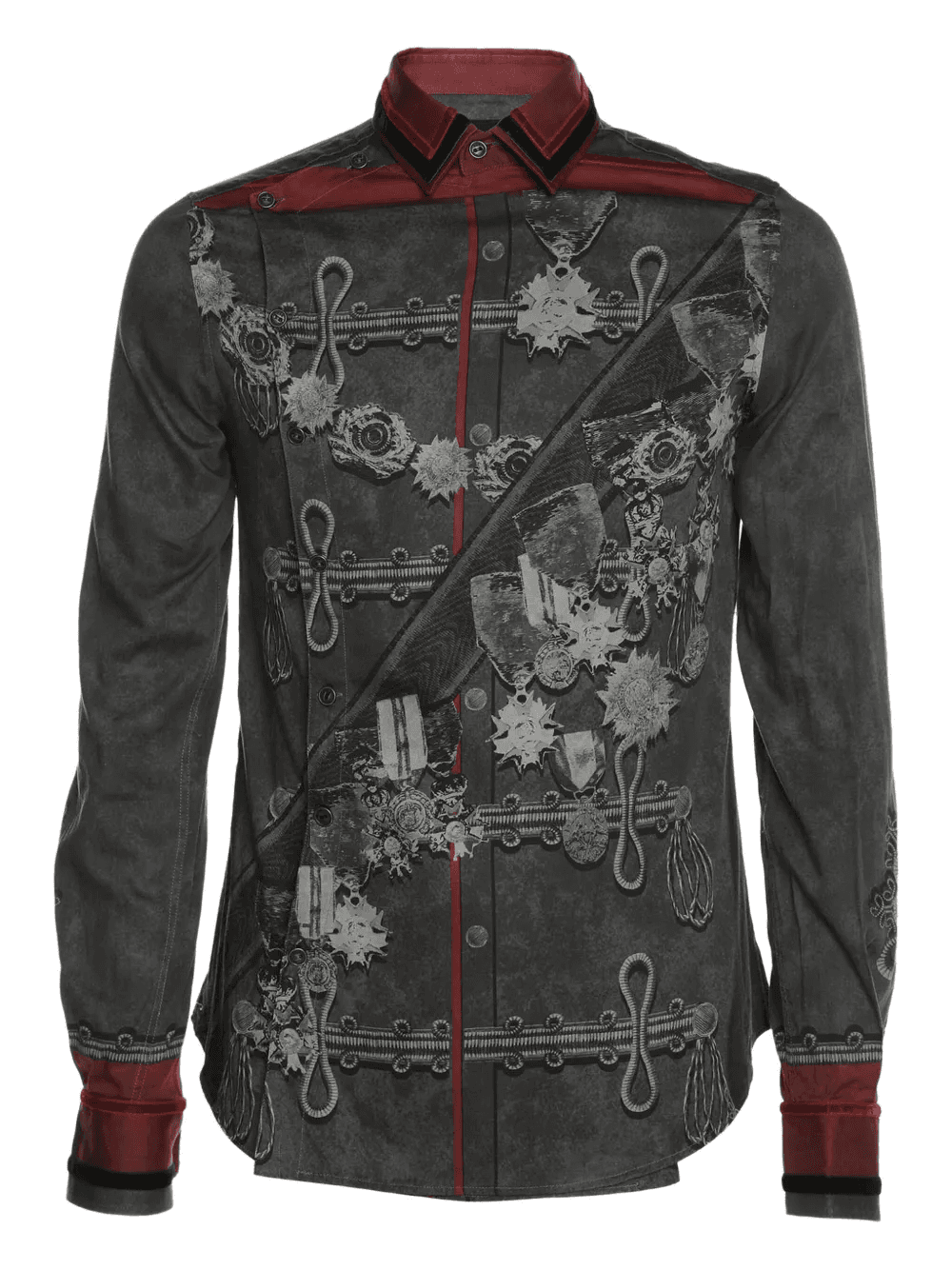 pre-owned printed cotton shirt - Image 1