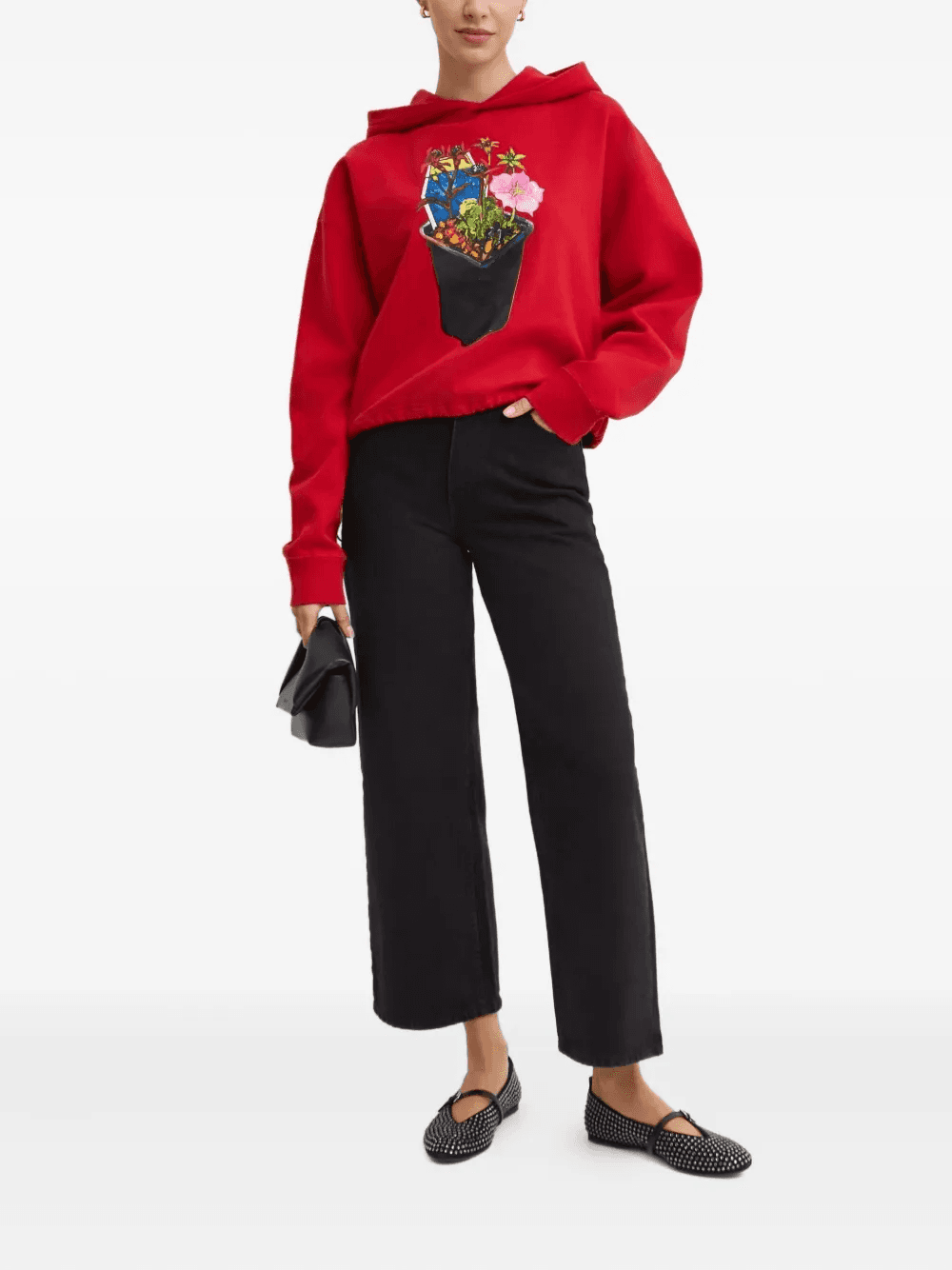 Elissa wide-leg cotton jeans - Image 1