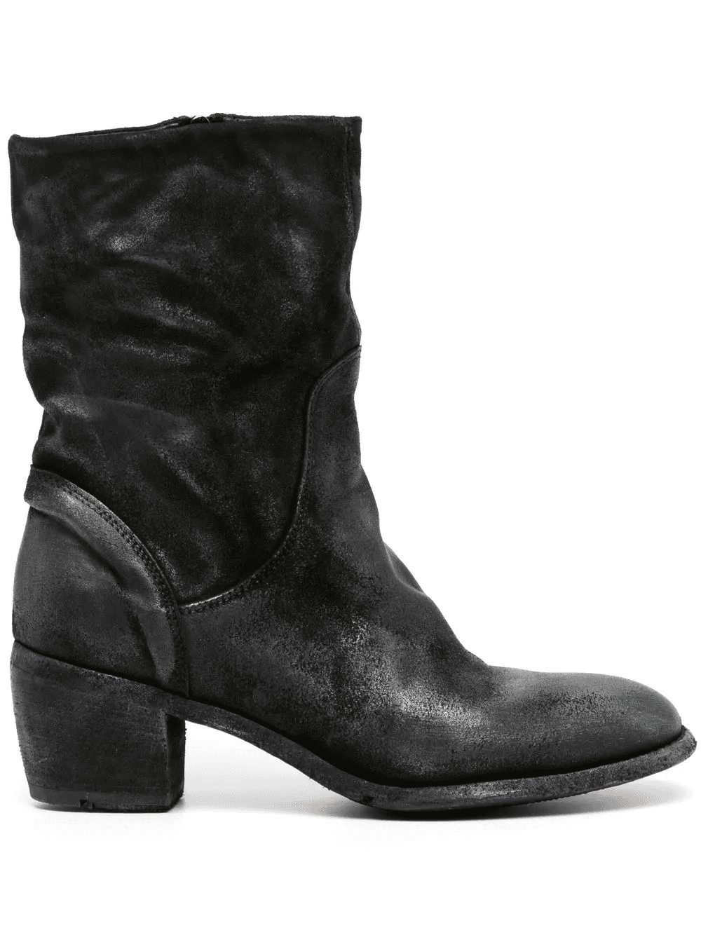 laminated metallic-finish 60mm ankle boots - Image 1