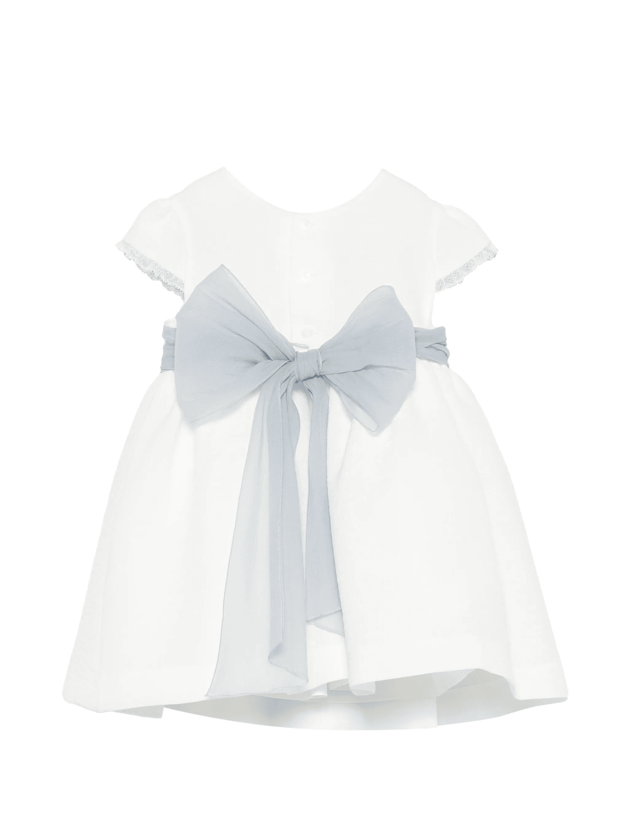 lace-trim bow-detail dress - Image 1