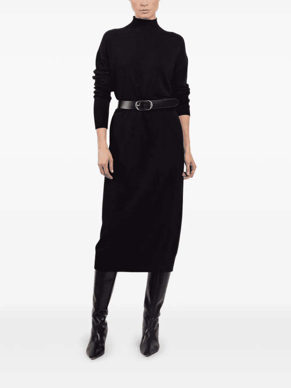 mock-neck sweater - Image 1