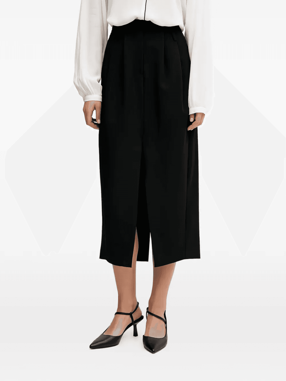 slit midi skirt - Image 1