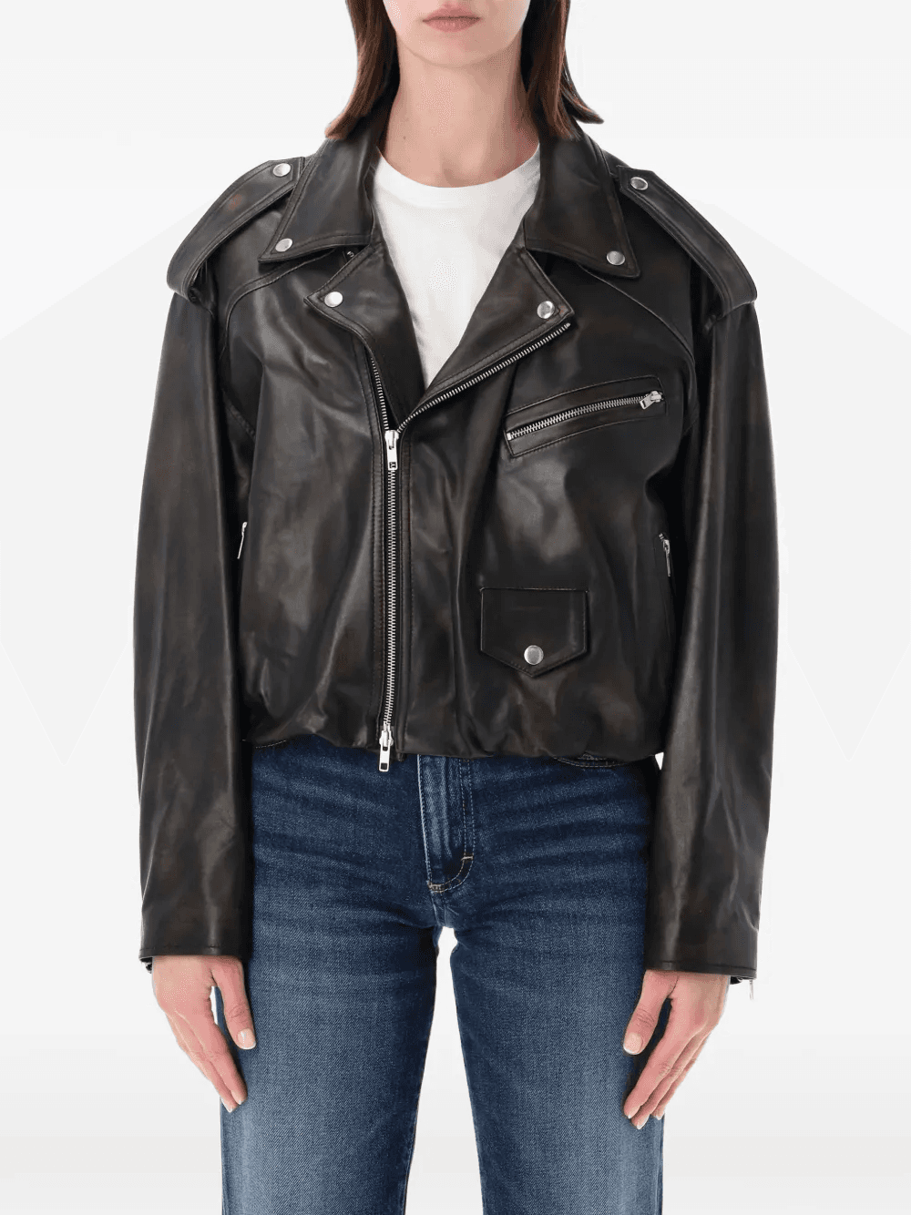 elastic-hem zip jacket - Image 1