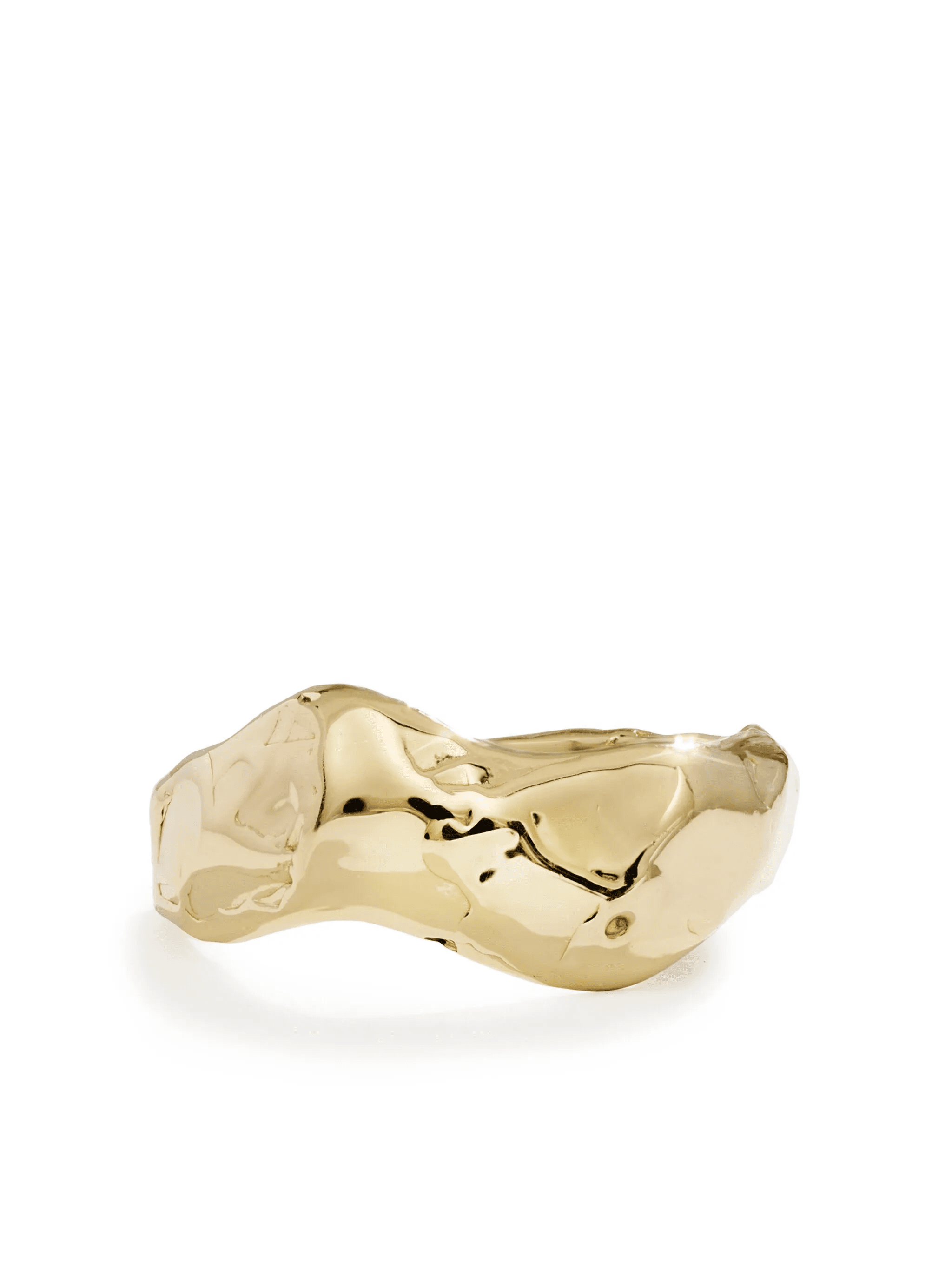 14K yellow gold Ray ring - Image 1