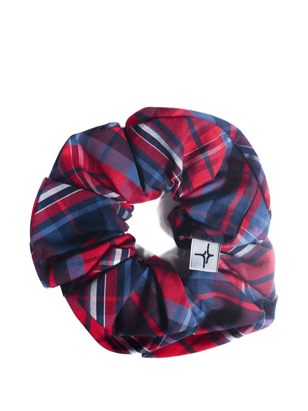check-pattern scrunchie - Image 1