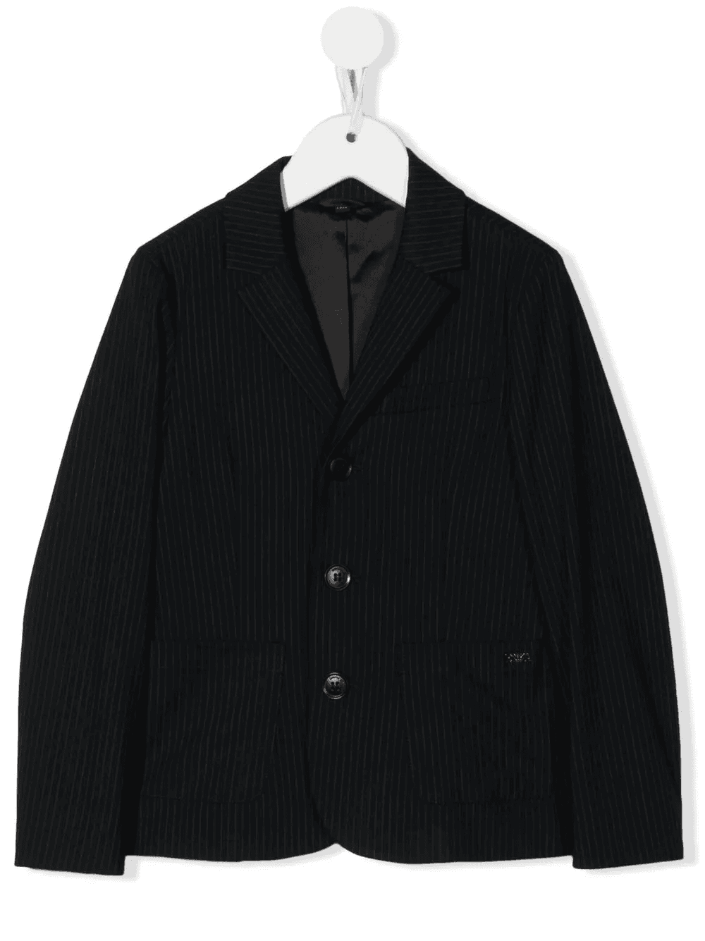 pinstripe single-breasted blazer - Image 1
