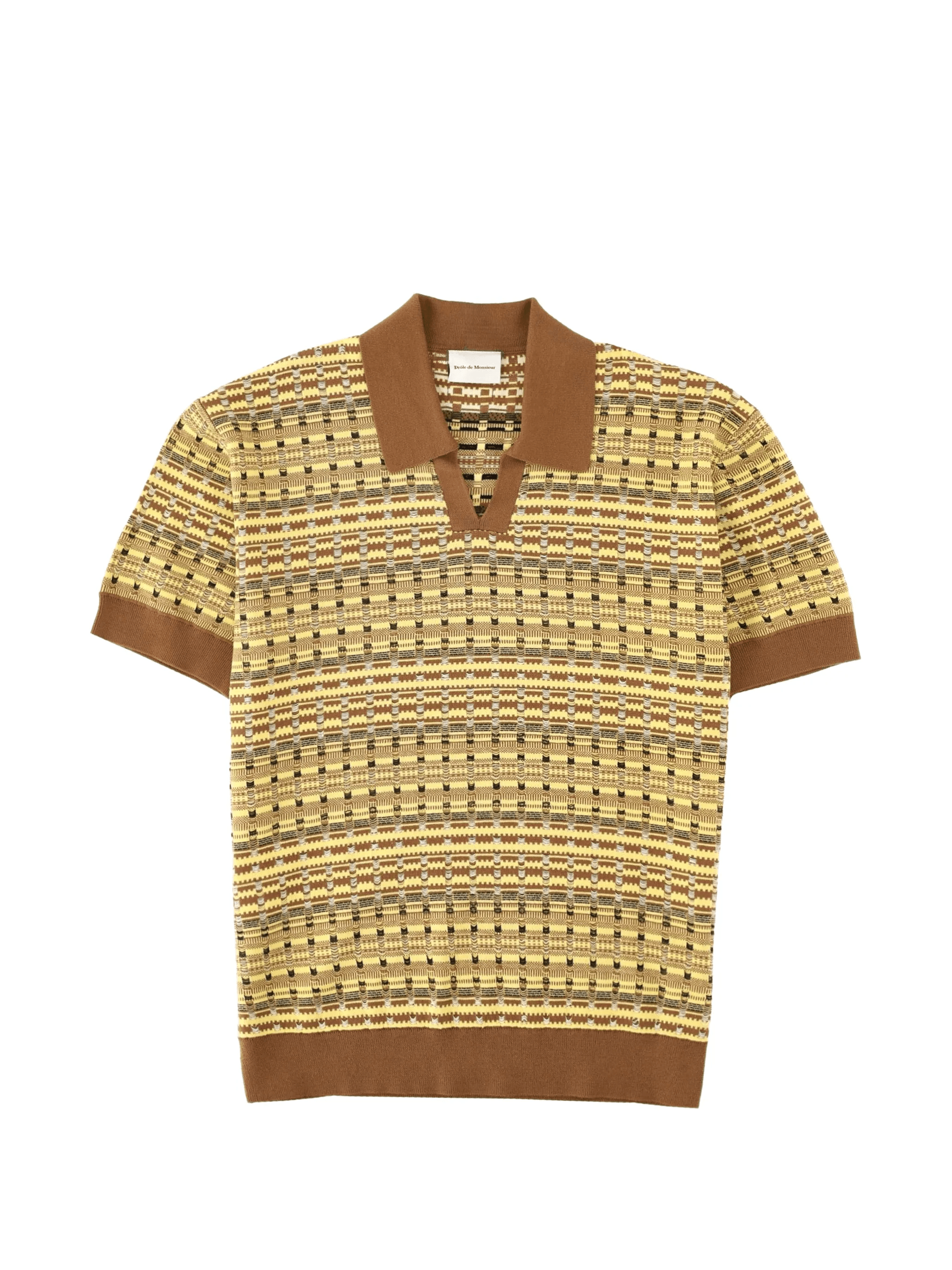 V-neck polo shirt - Image 1