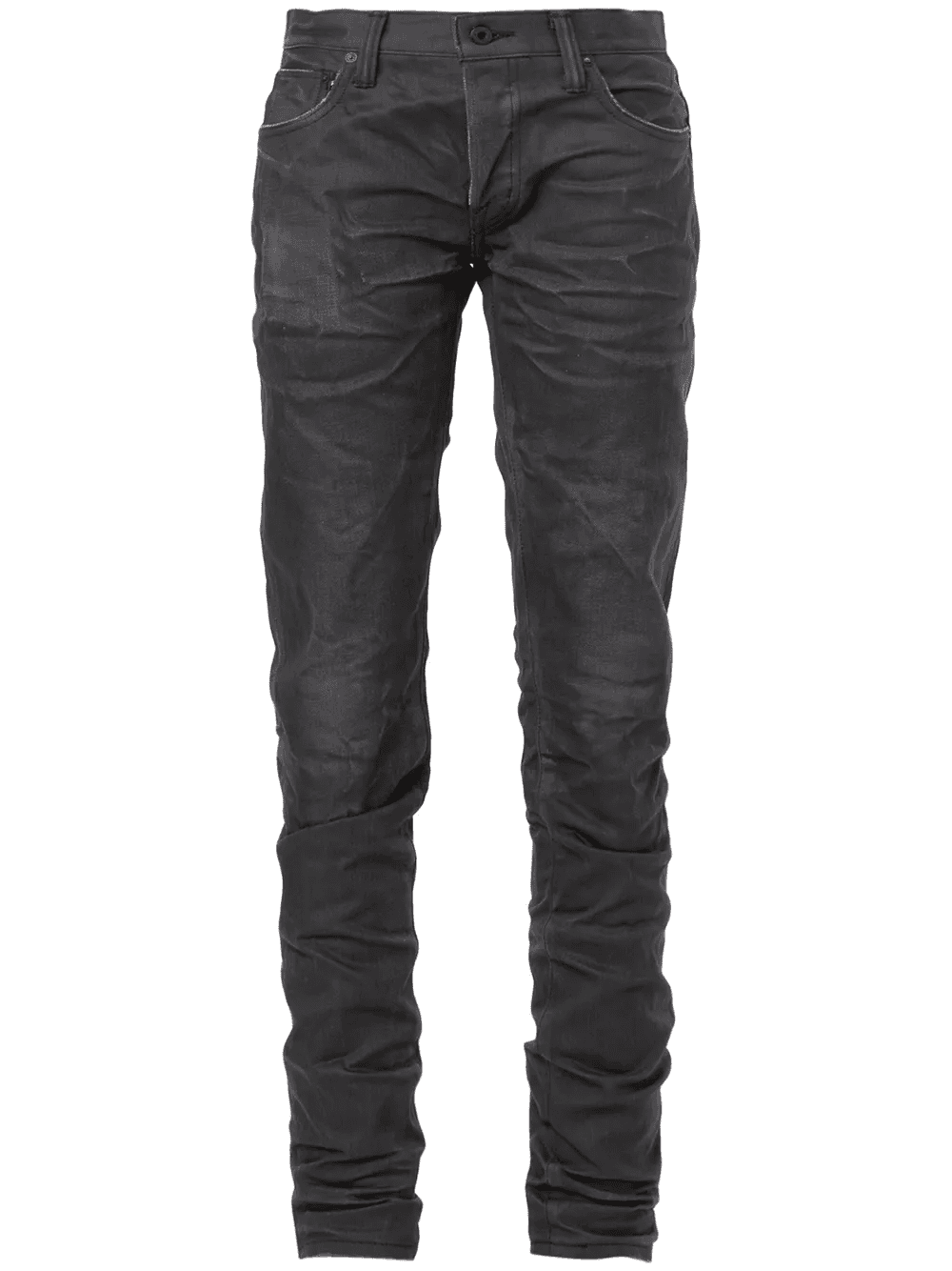 creased effect trousers - Image 1