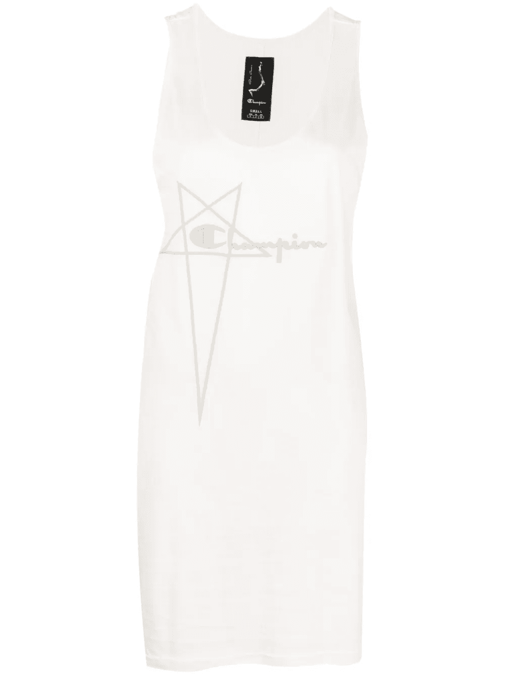 x Rick Owens cotton tank dress - Image 1