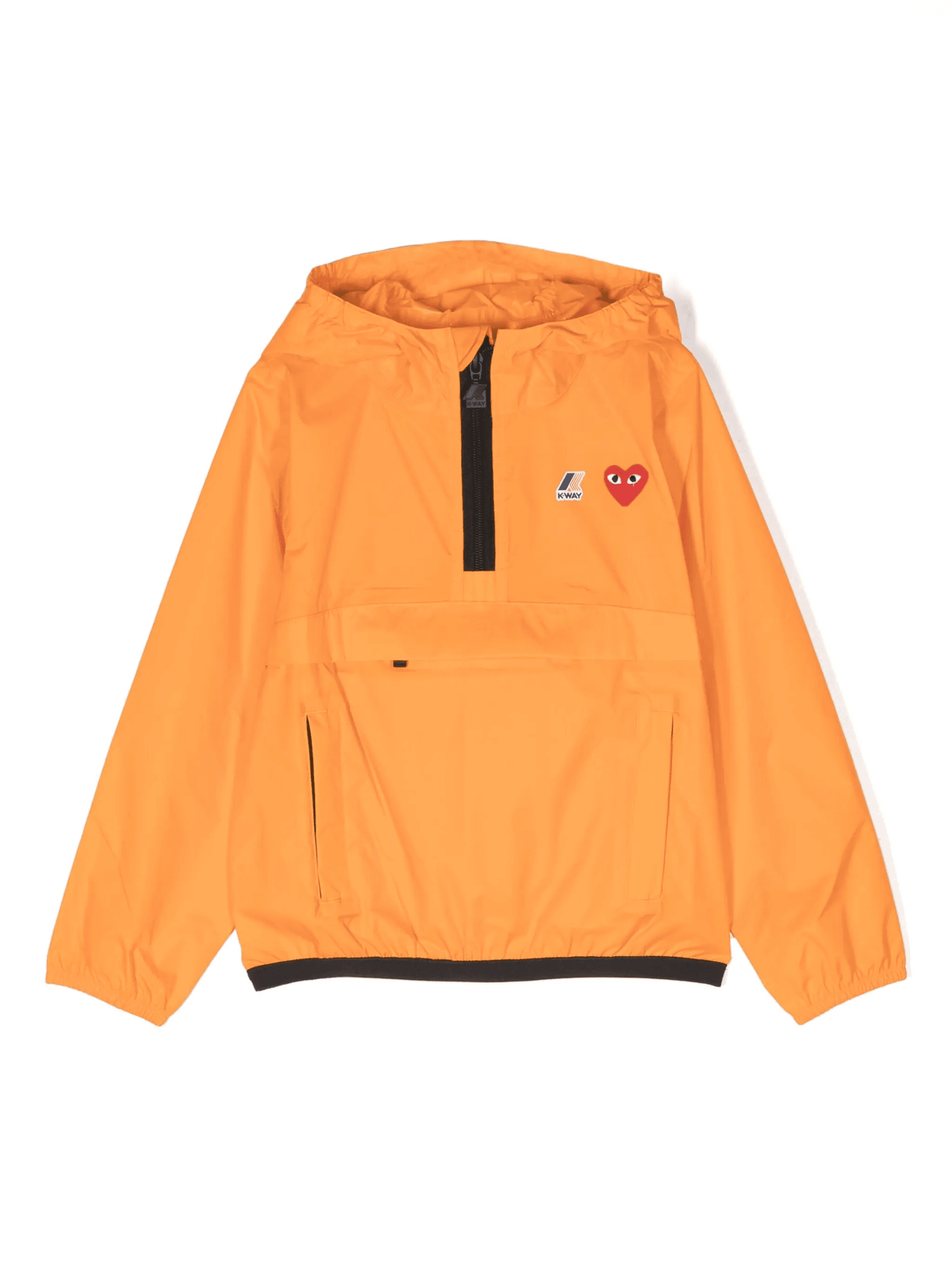logo-patch pullover hooded jacket - Image 1
