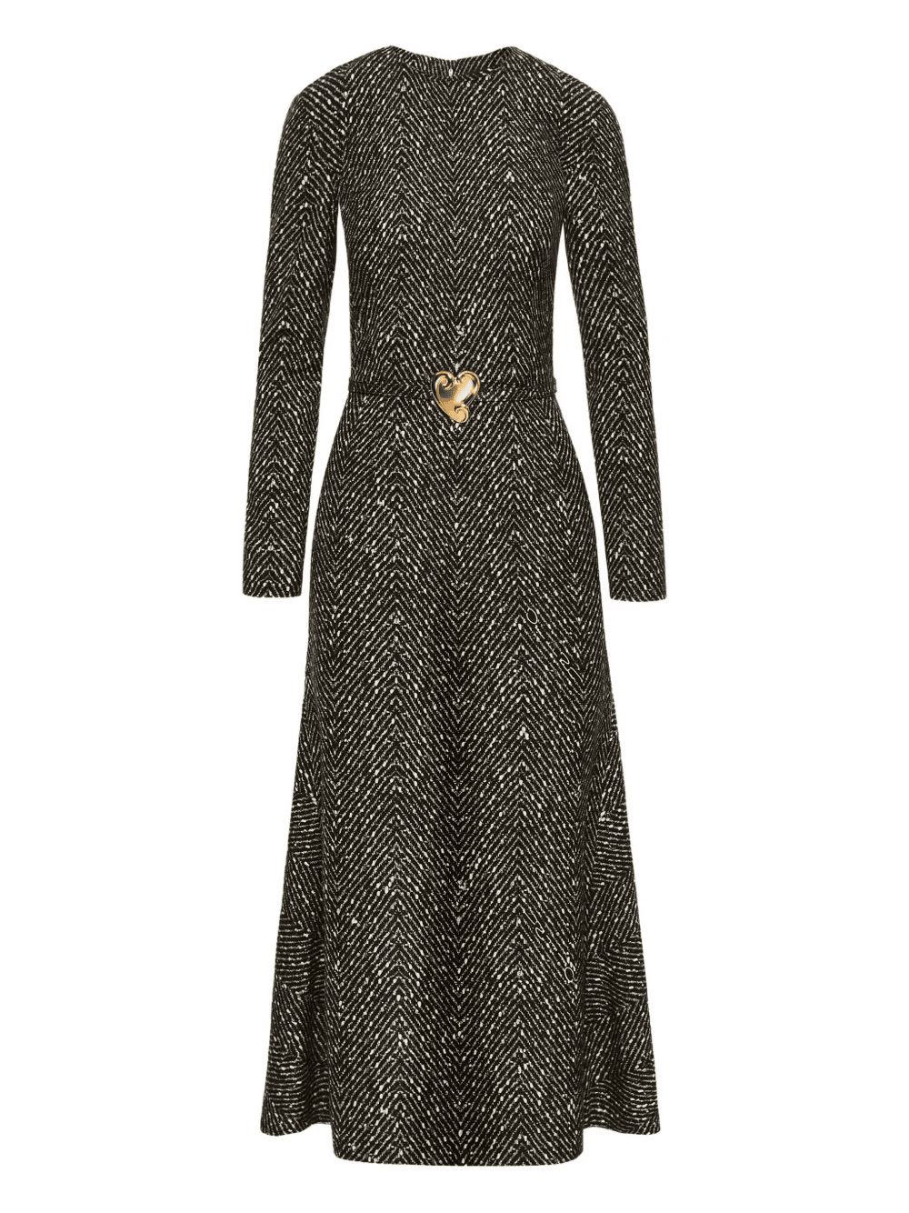 heart belt midi dress - Image 1