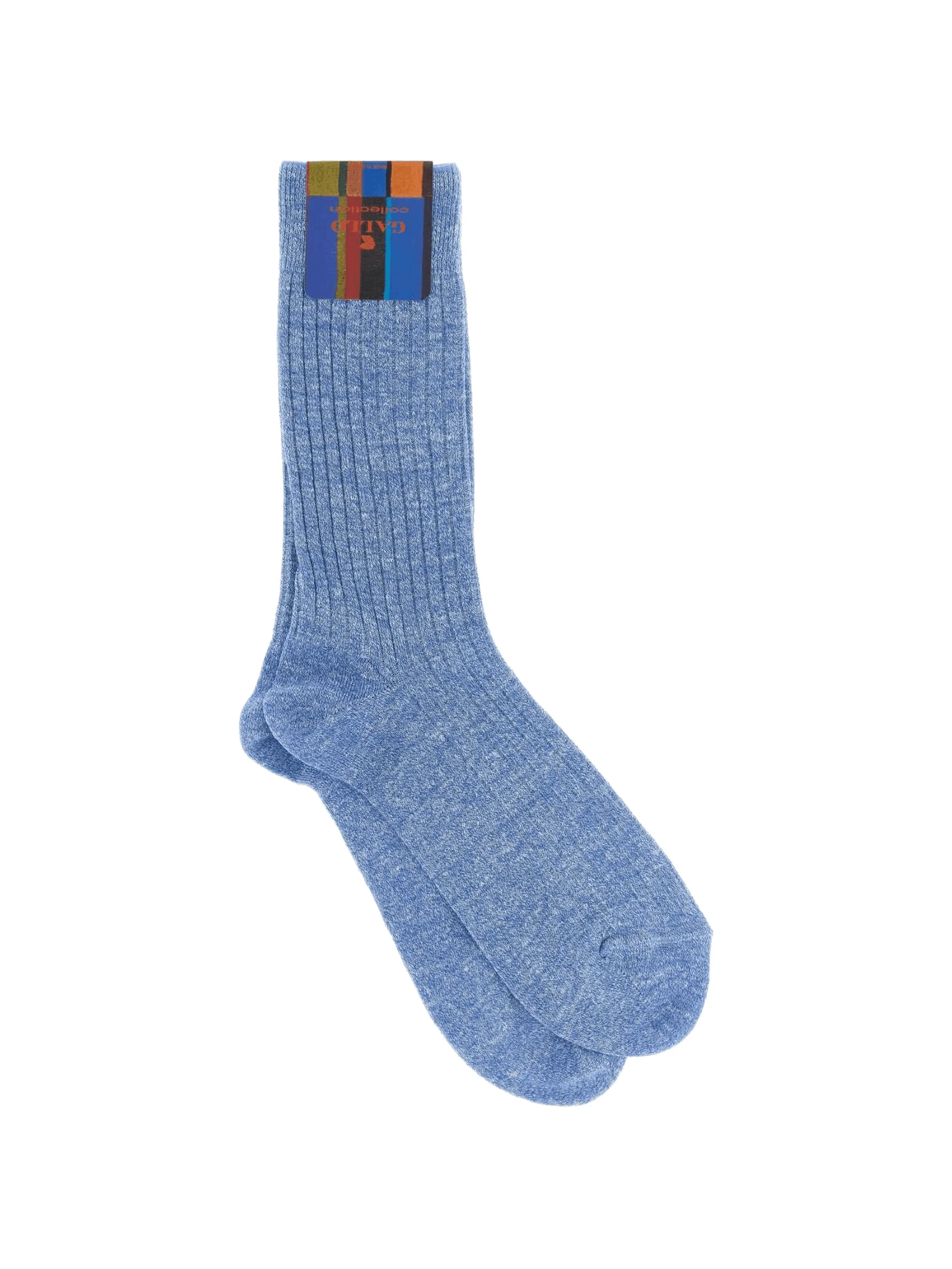 melange ribbed socks - Image 1
