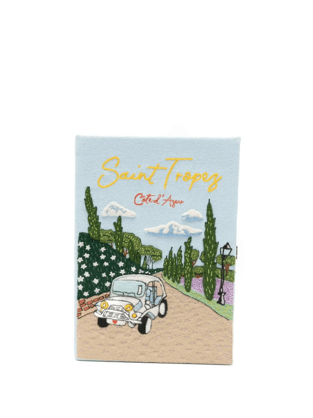 Saint-Tropez embroidered clutch bag - Image 1