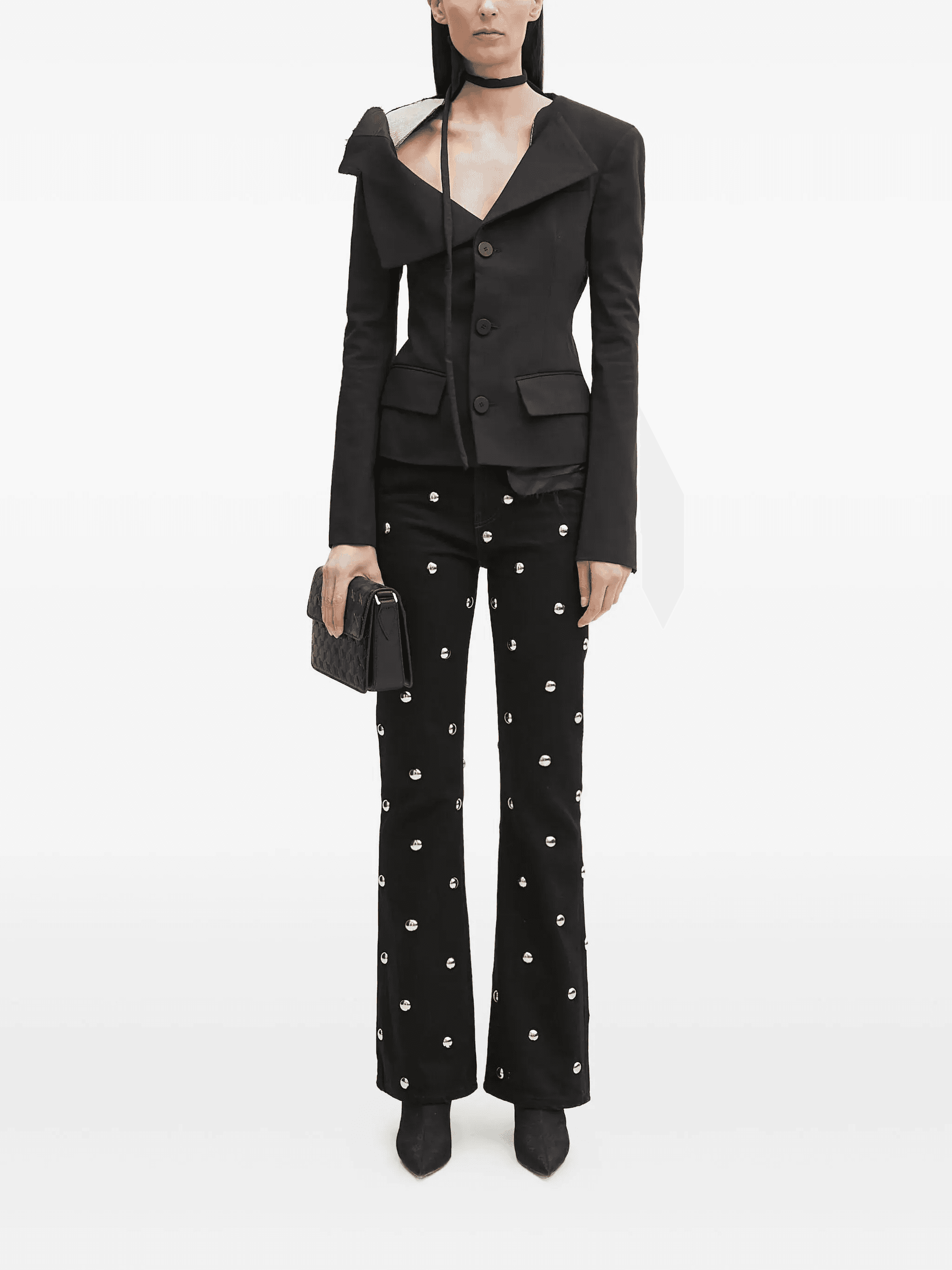 embellished flared jeans - Image 1