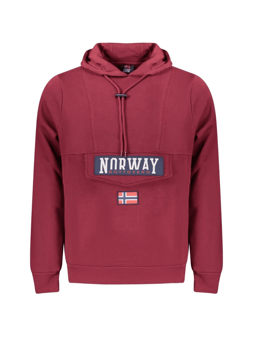 logo-patch hoodie - Image 1