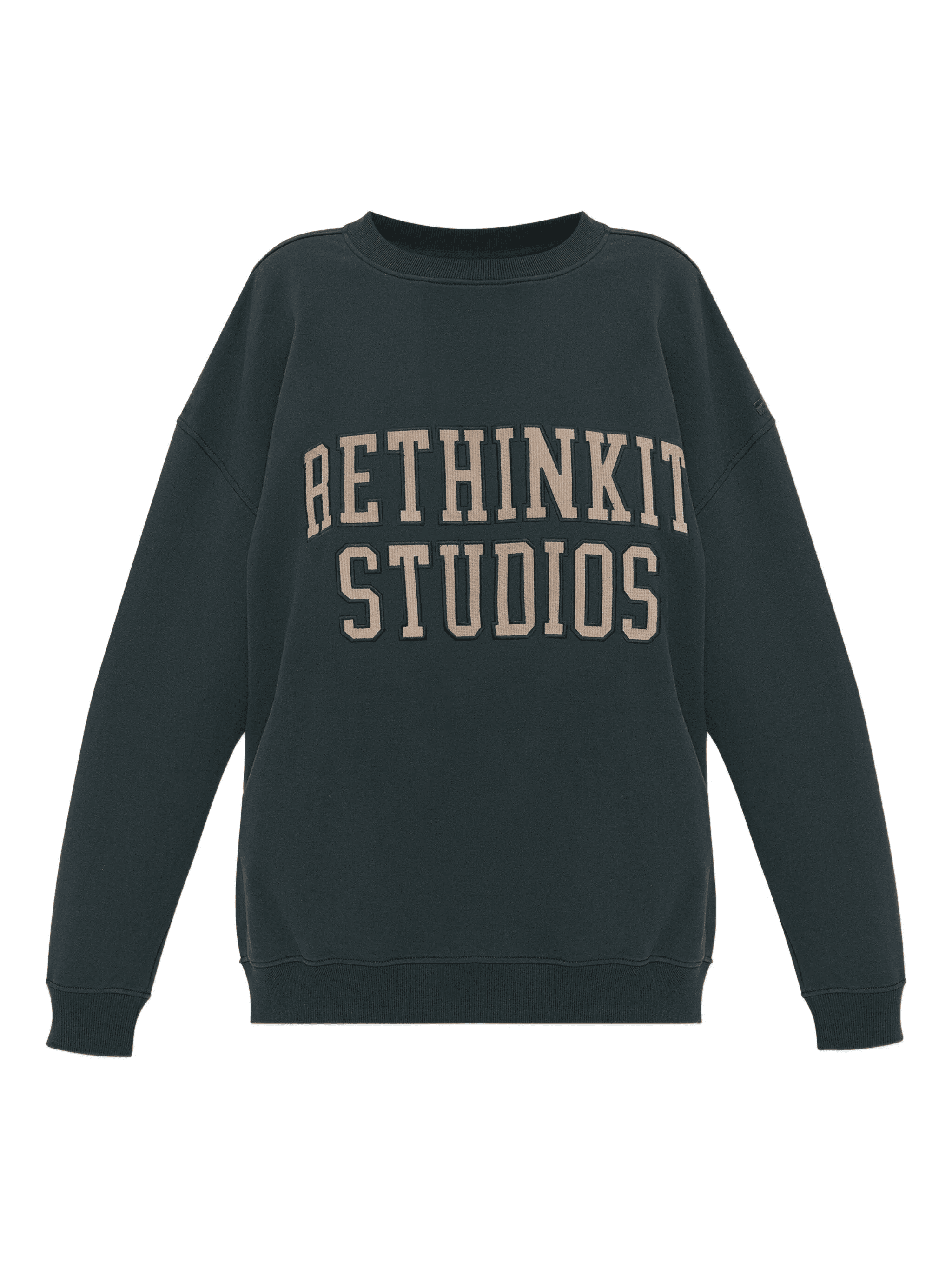 embroidered-logo sweatshirt - Image 1