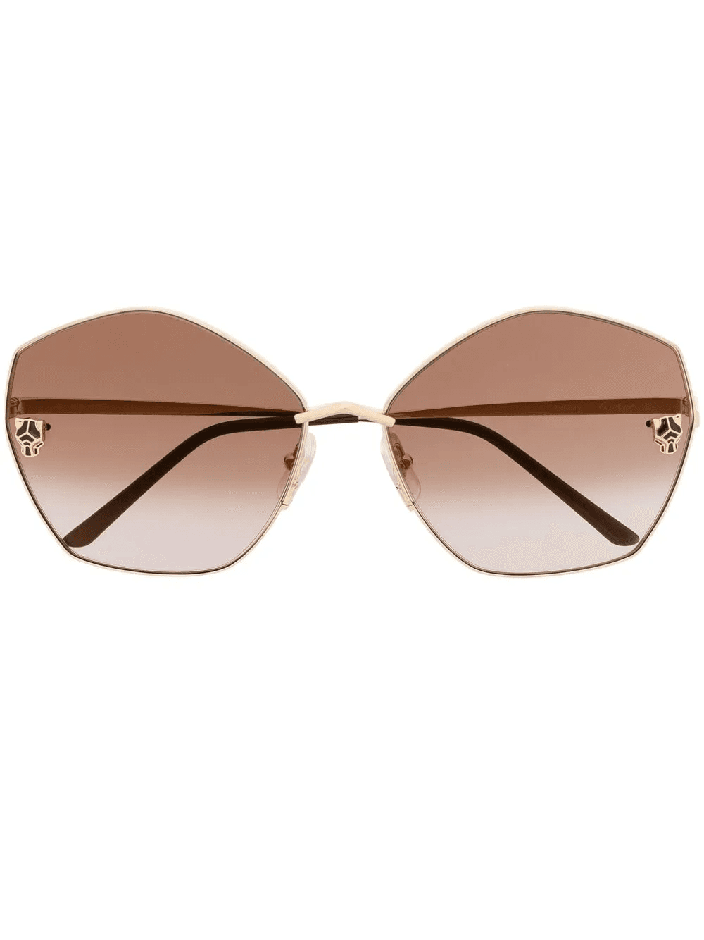 panther-head tinted sunglasses - Image 1
