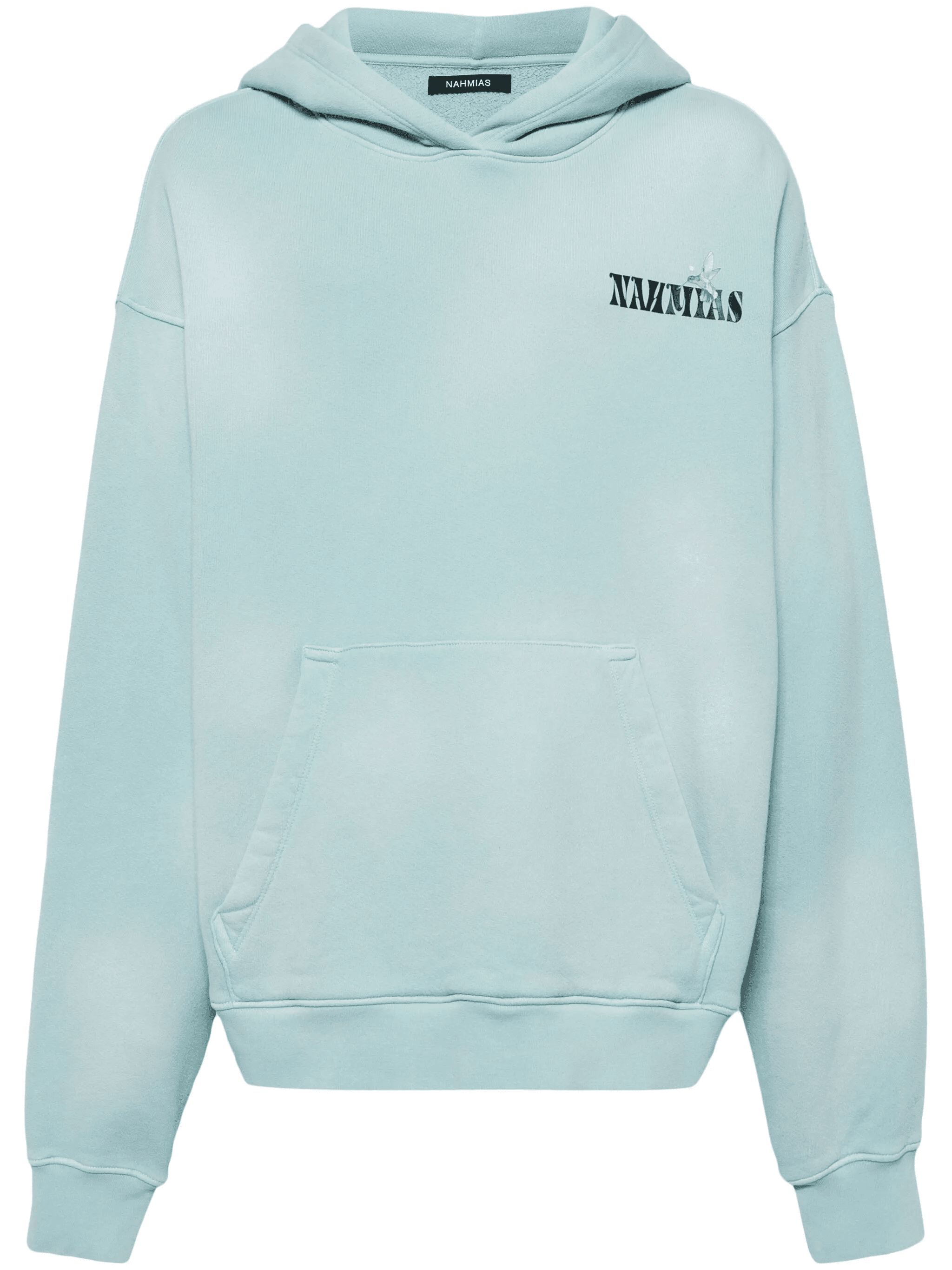 logo-print cotton hoodie - Image 1