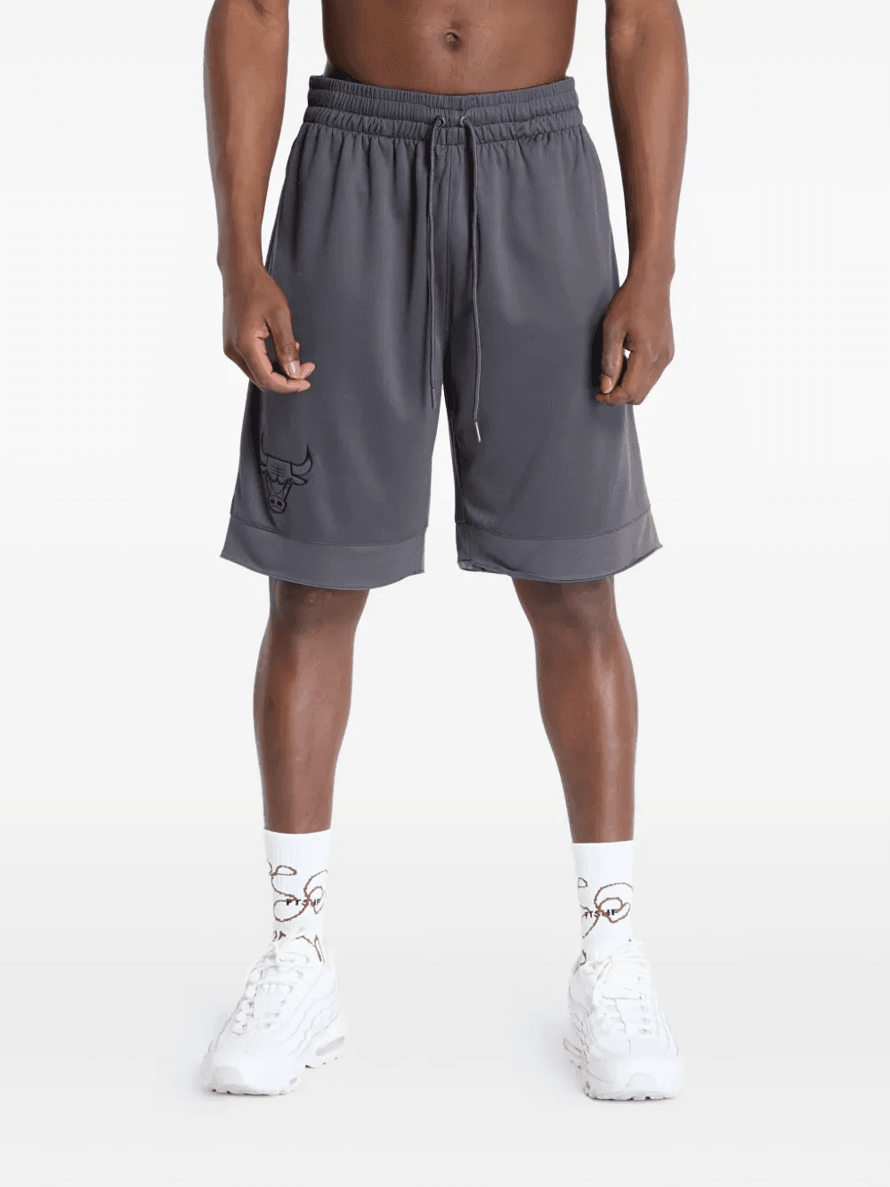 Chicago Bulls NBA tonal mesh track shorts - Image 1