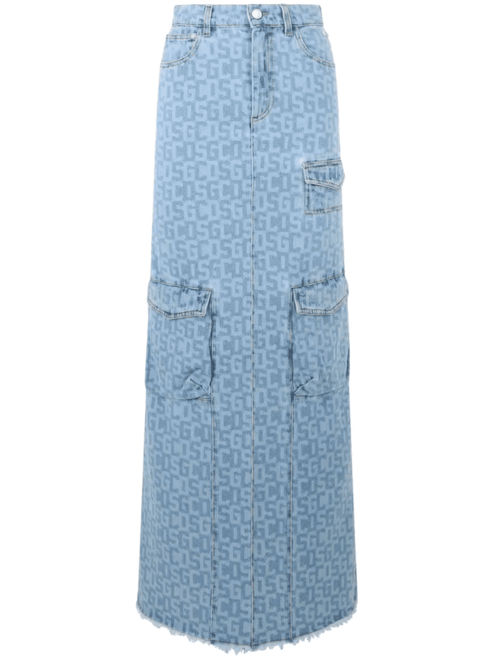 monogram denim skirt - Image 1