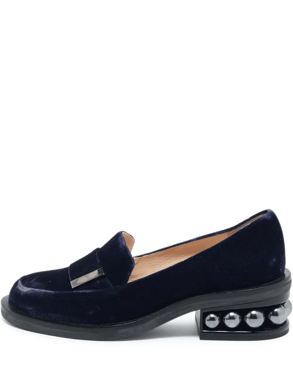 pearl-embellished loafers - Image 1