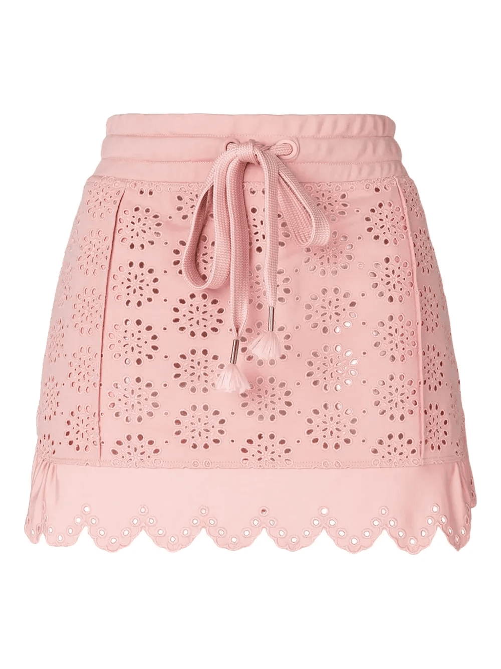 English embroidery scalloped skirt - Image 1