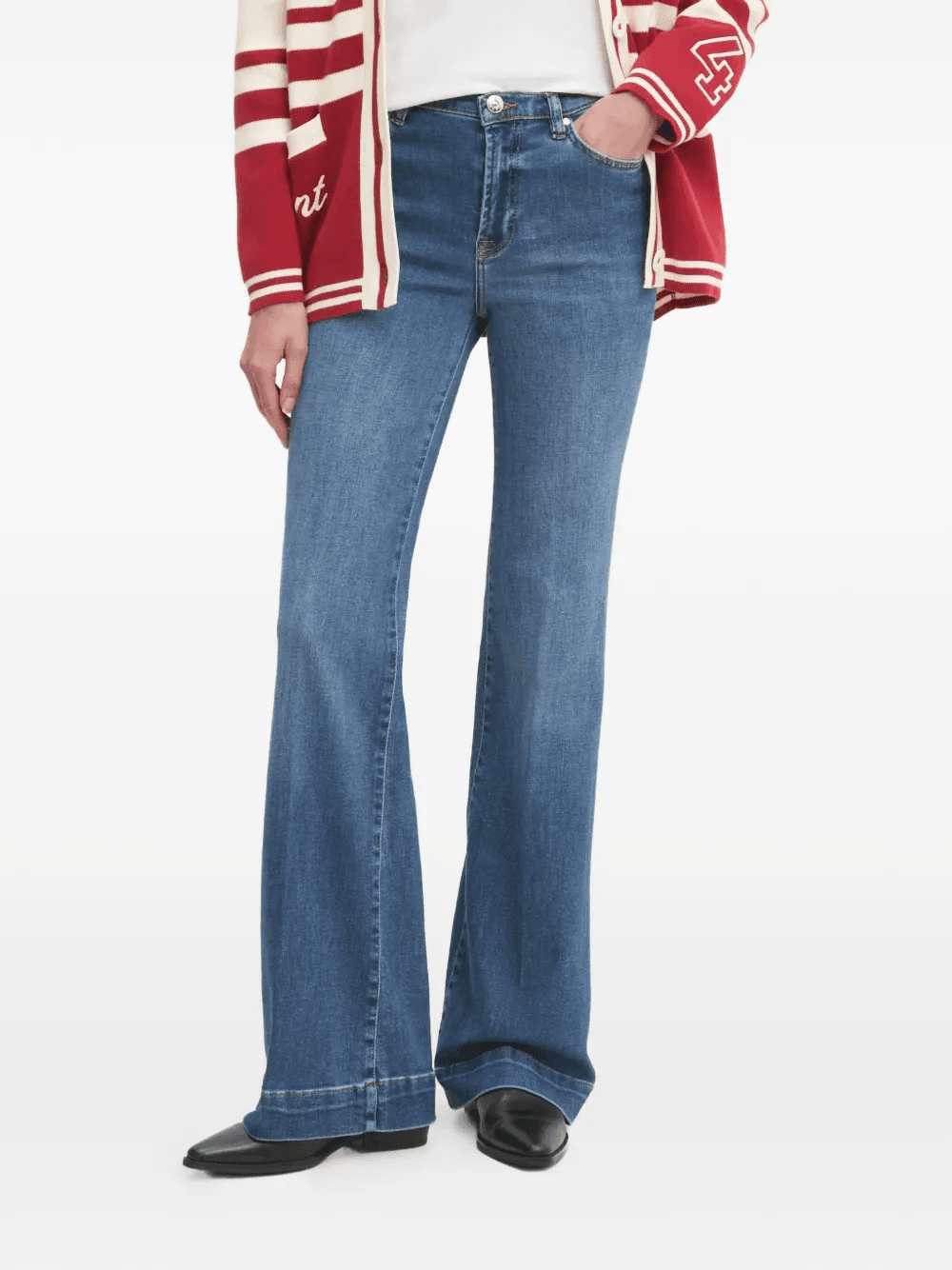 flared-leg jeans - Image 1