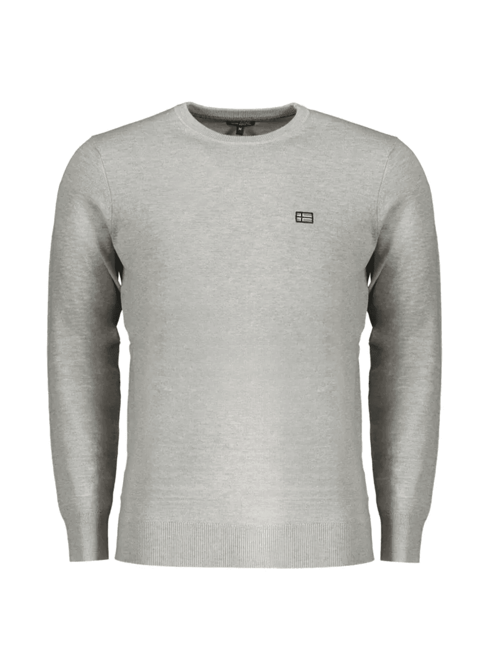 logo-patch crew-neck sweater - Image 1