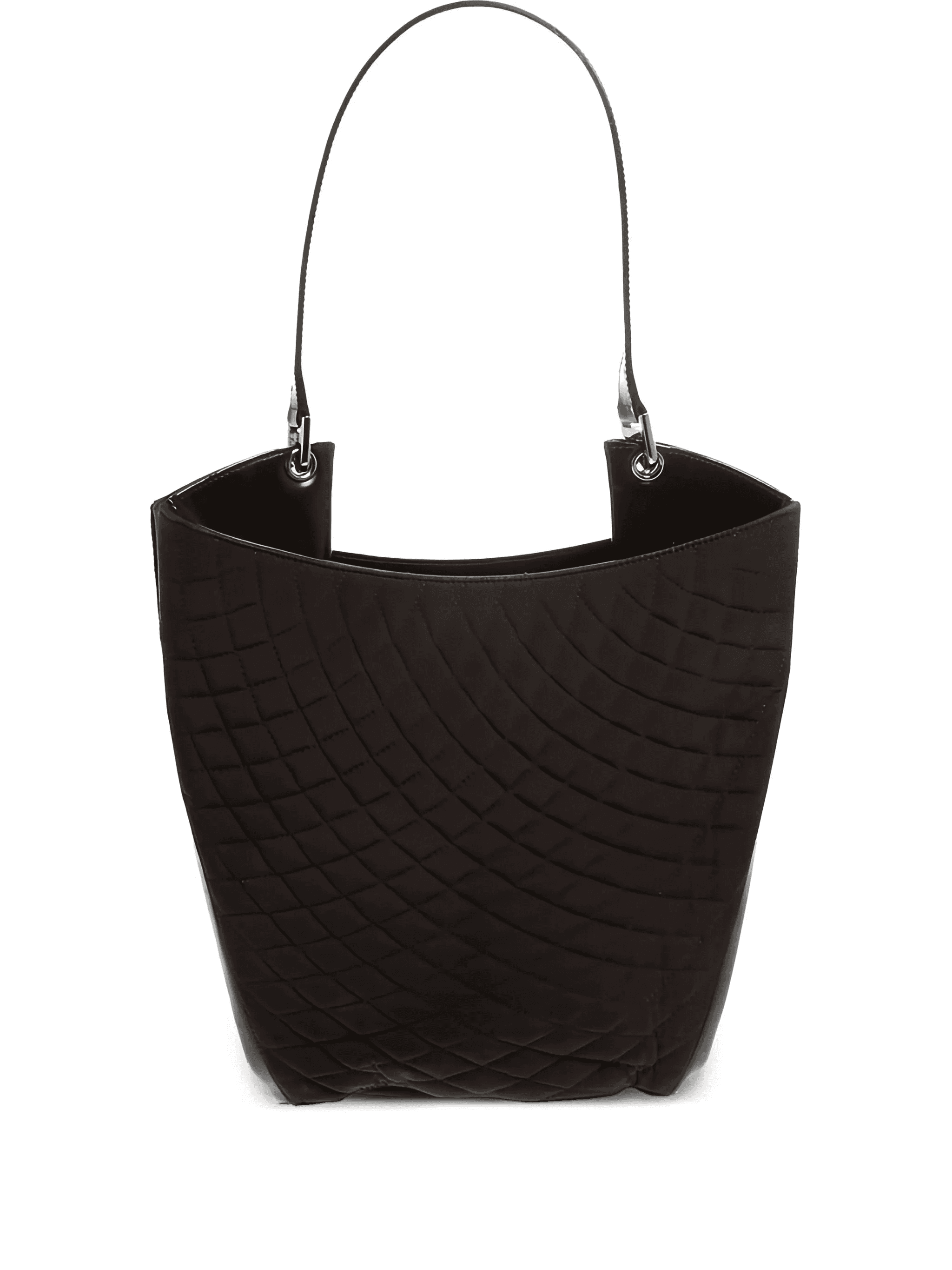 Pre-Owned quilted leather bucket bag - Image 1