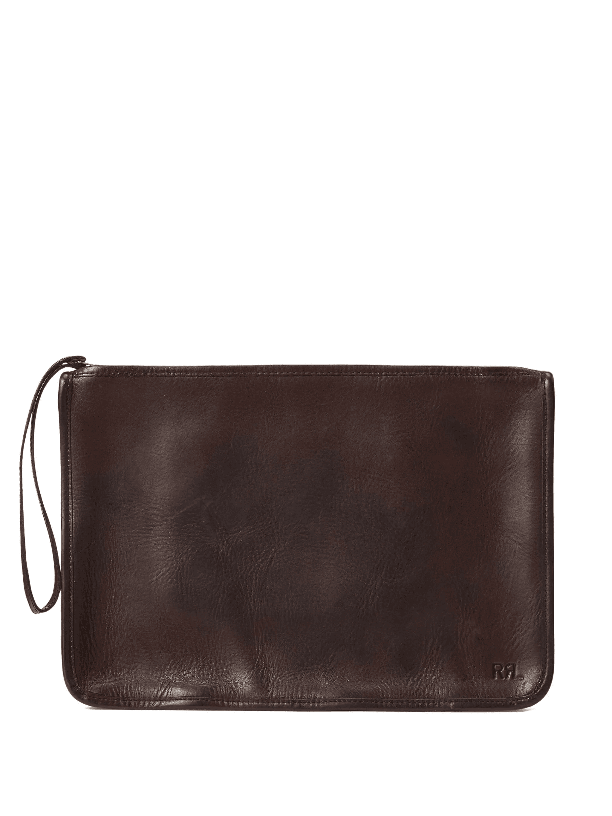 leather clutch bag - Image 1