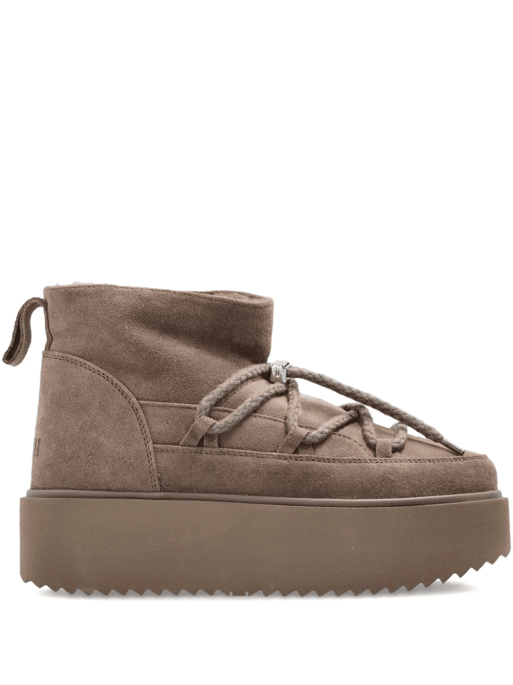 lace-up platform boots - Image 1