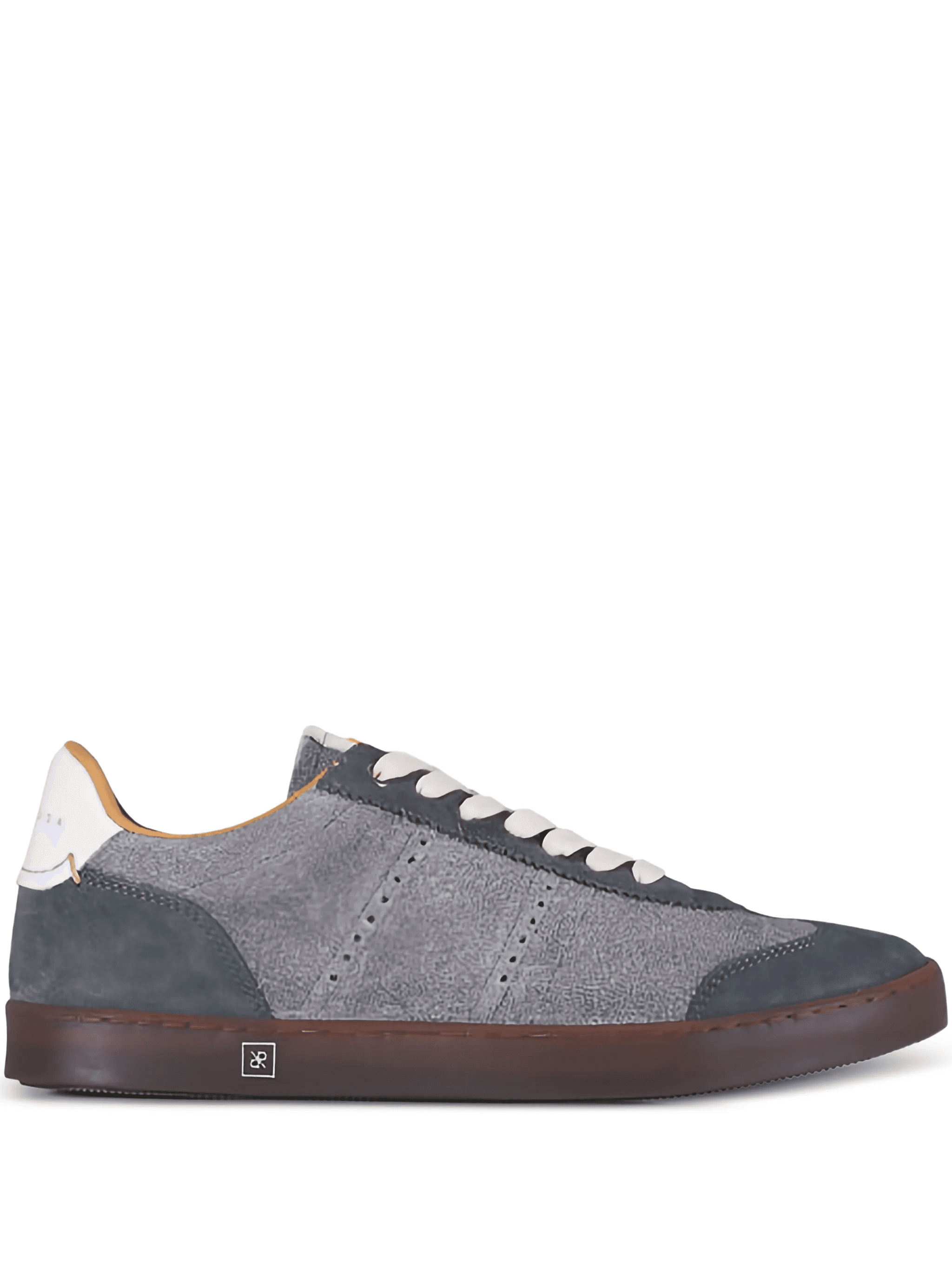 suede panelled trainers - Image 1
