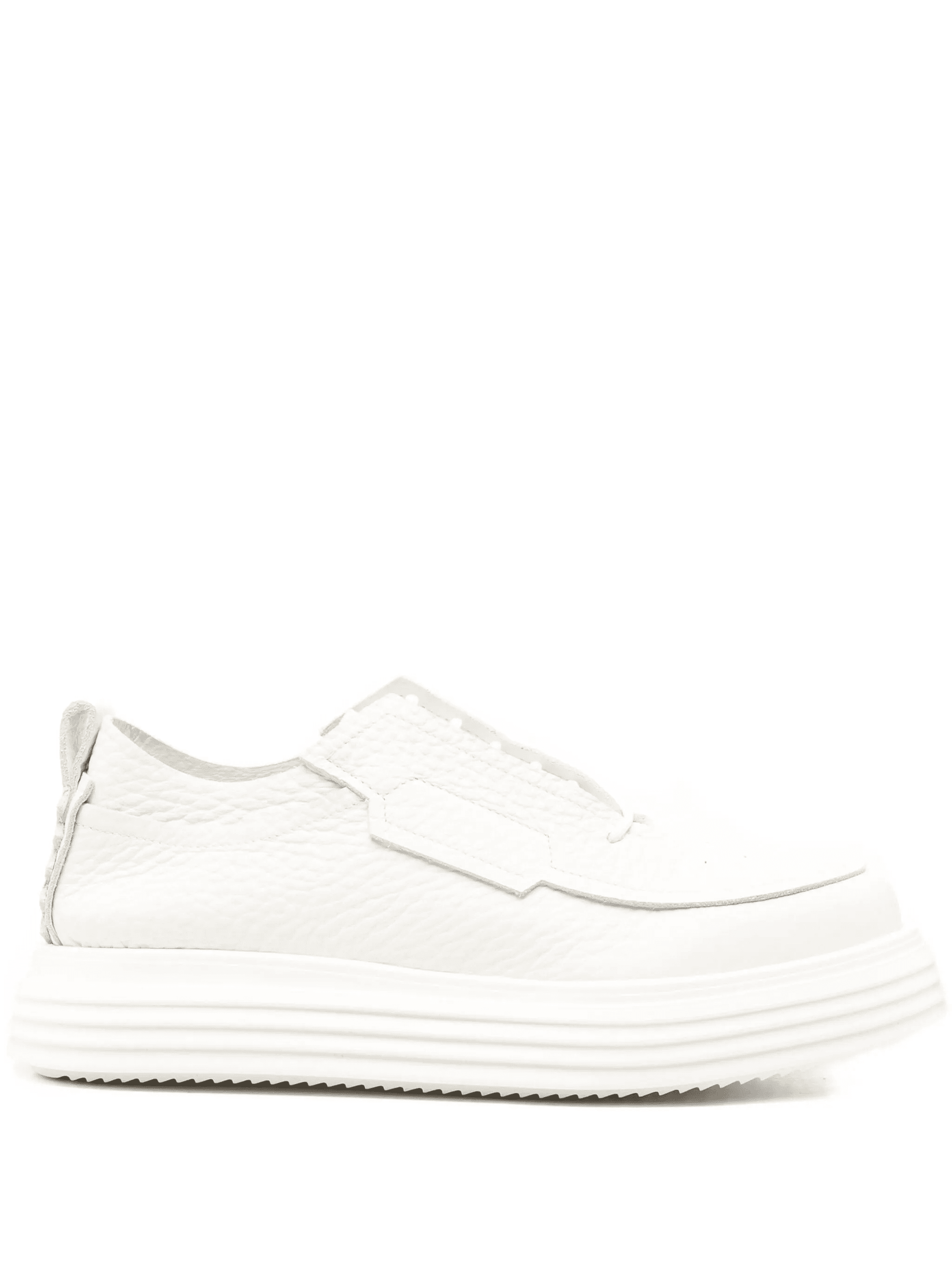 leather platform sneakers - Image 1
