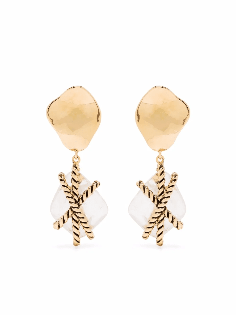 Mycene rock crystal earrings - Image 1