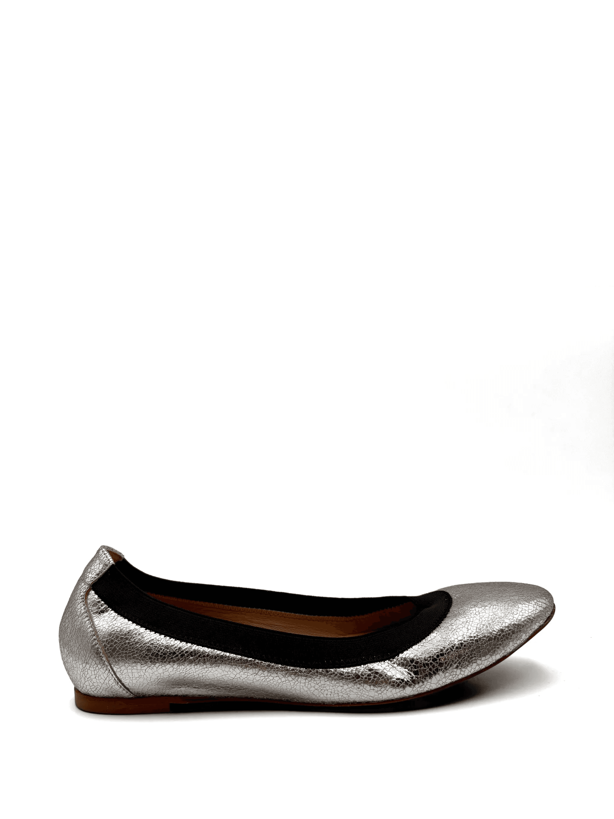 crinkled ballet flats - Image 1