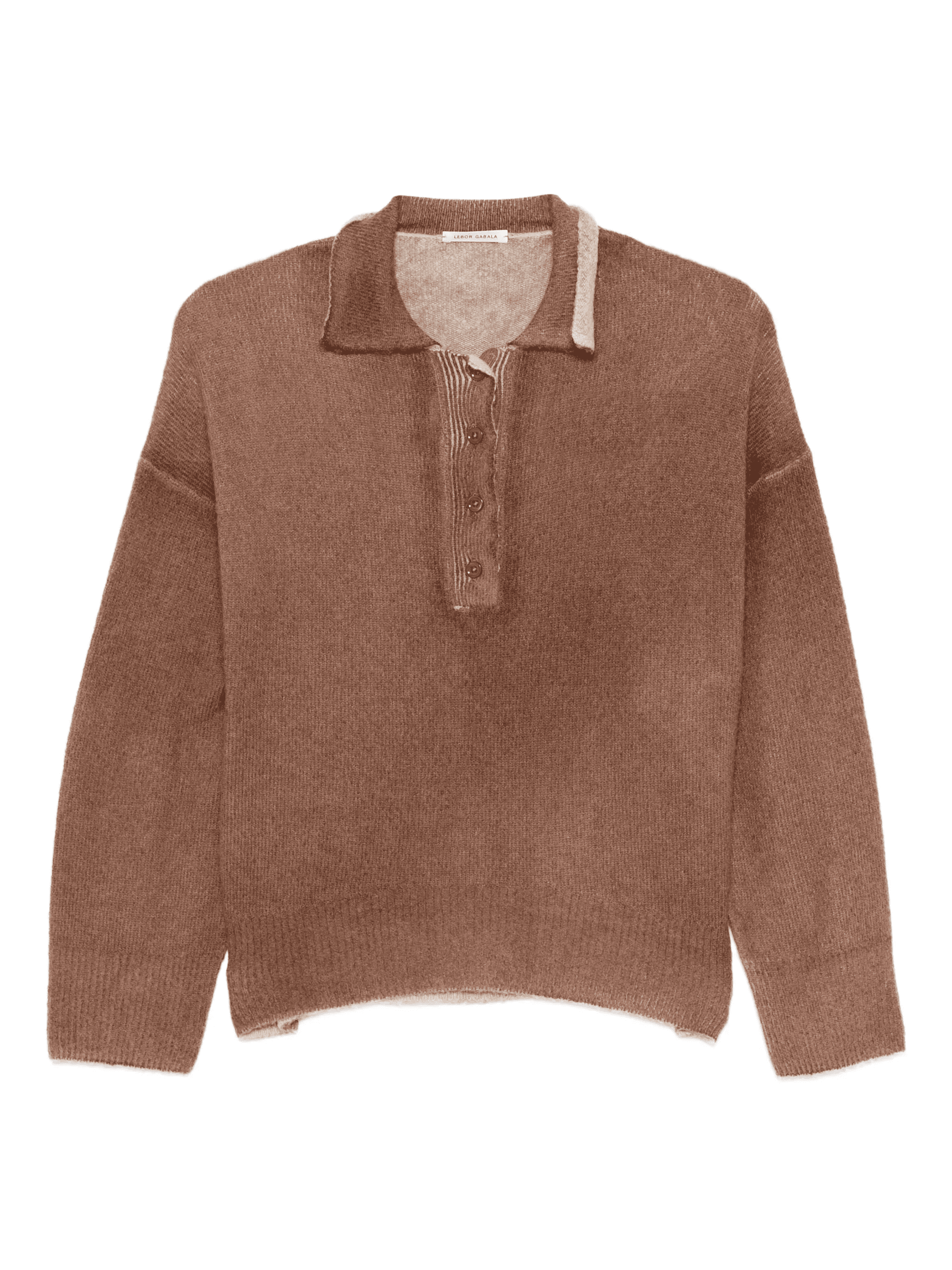 buttoned collared top - Image 1