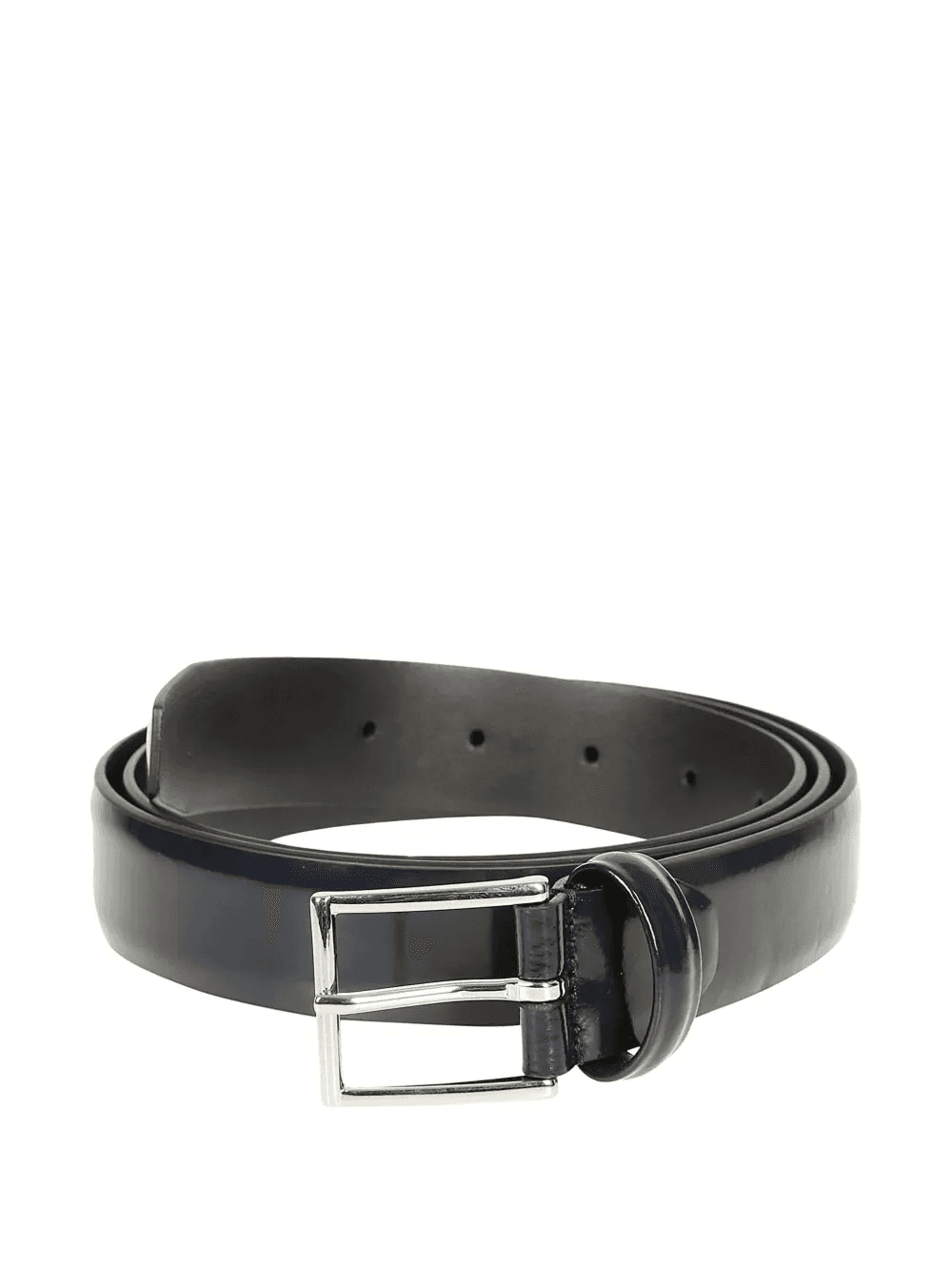 brushed-finish leather belt - Image 1
