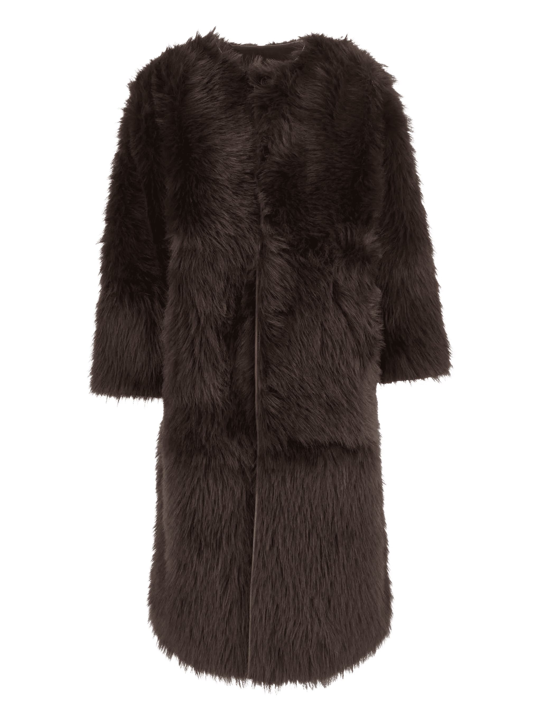 faux-fur coat - Image 1