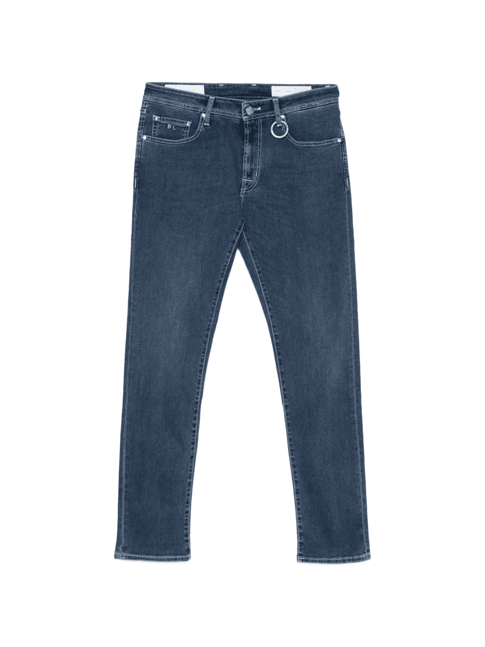 Michelangelo logo-patch jeans - Image 1