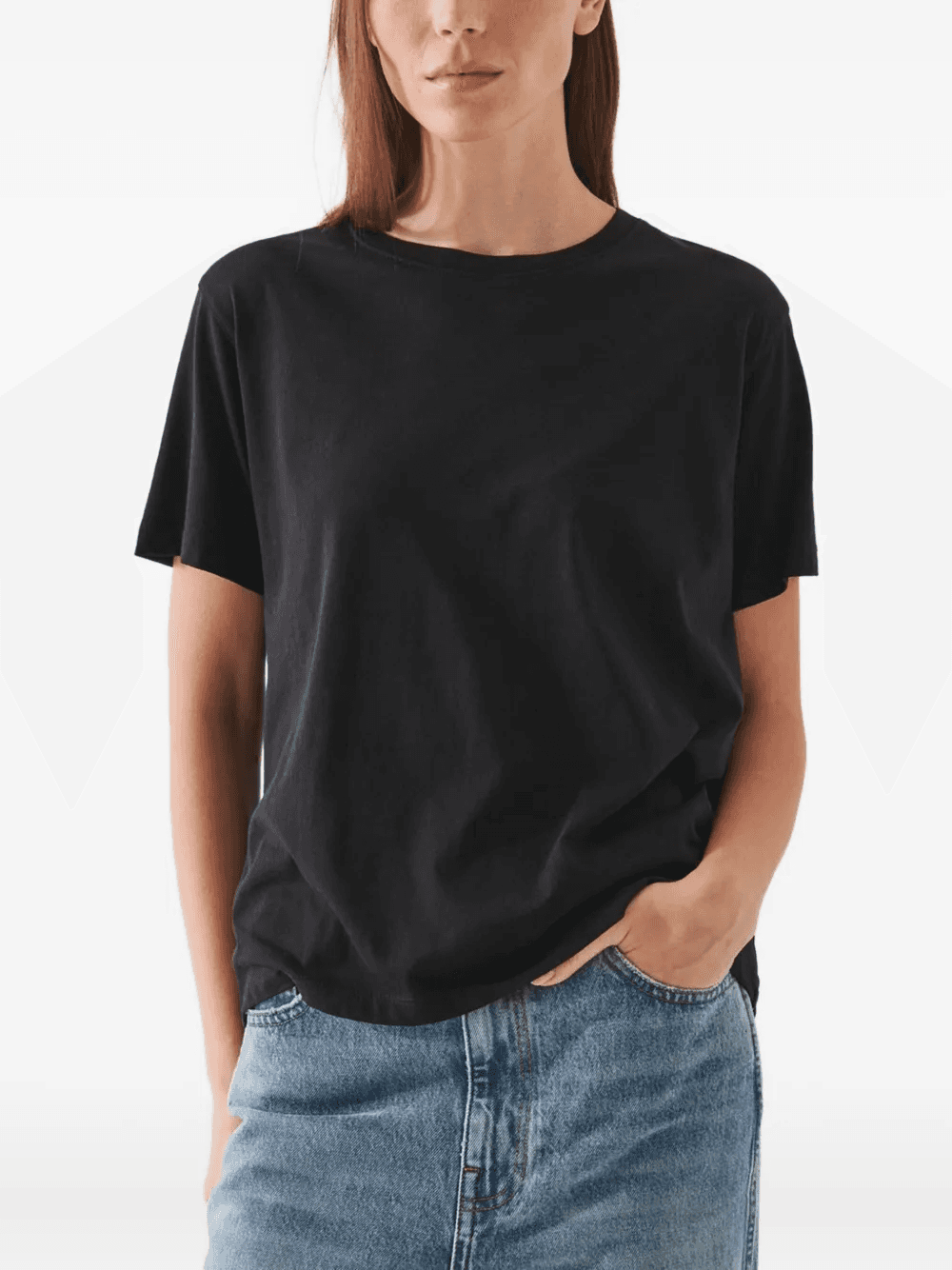 Boyfriend crew-neck short-sleeve T-shirt - Image 1