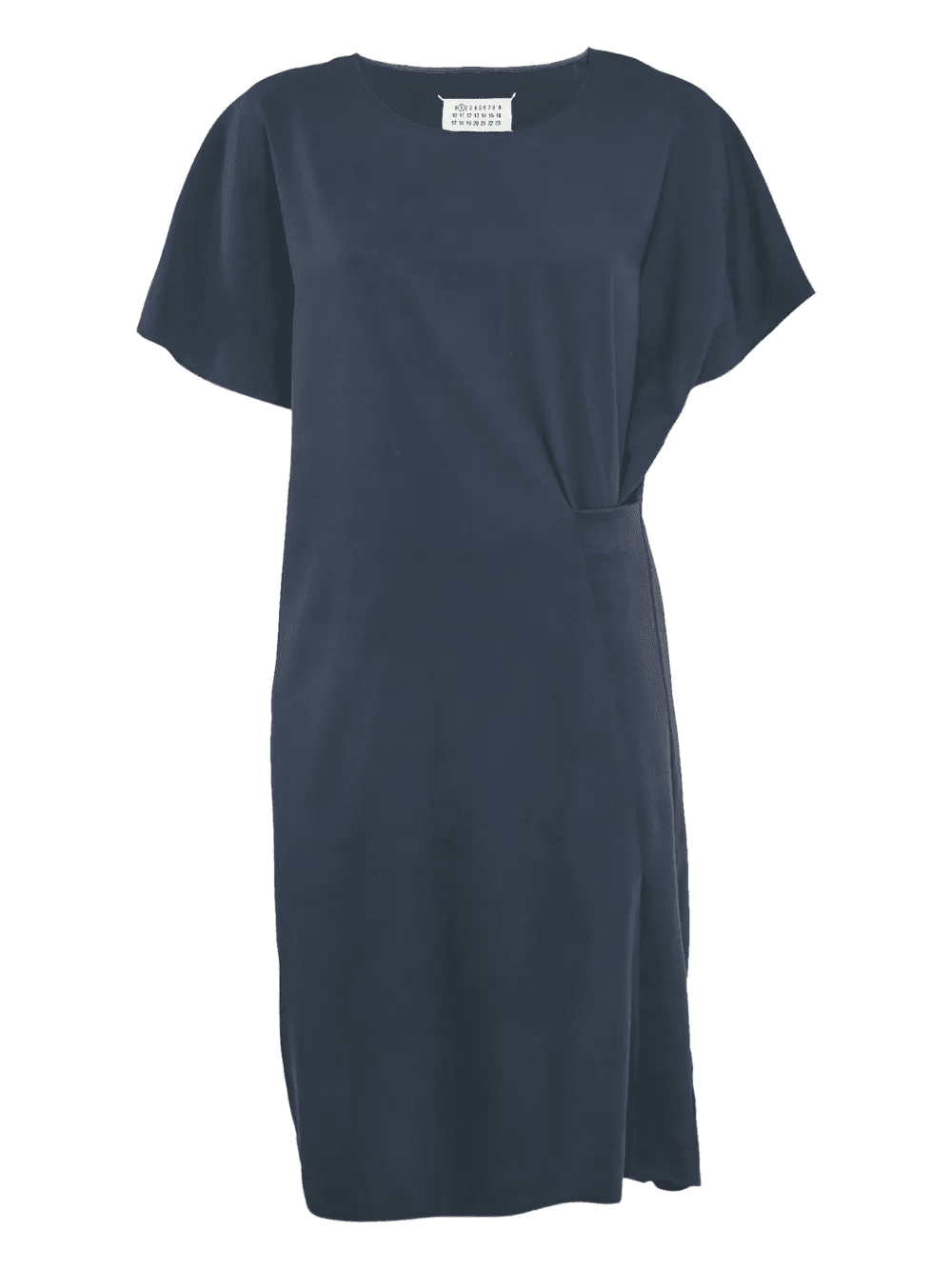 rib-knit trim dress - Image 1