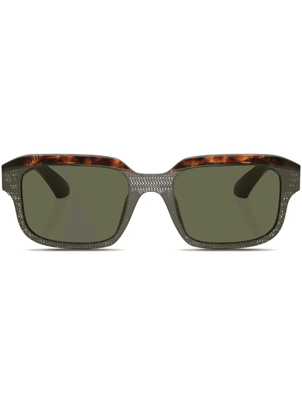 graphic-print rectangle-frame sunglasses - Image 1