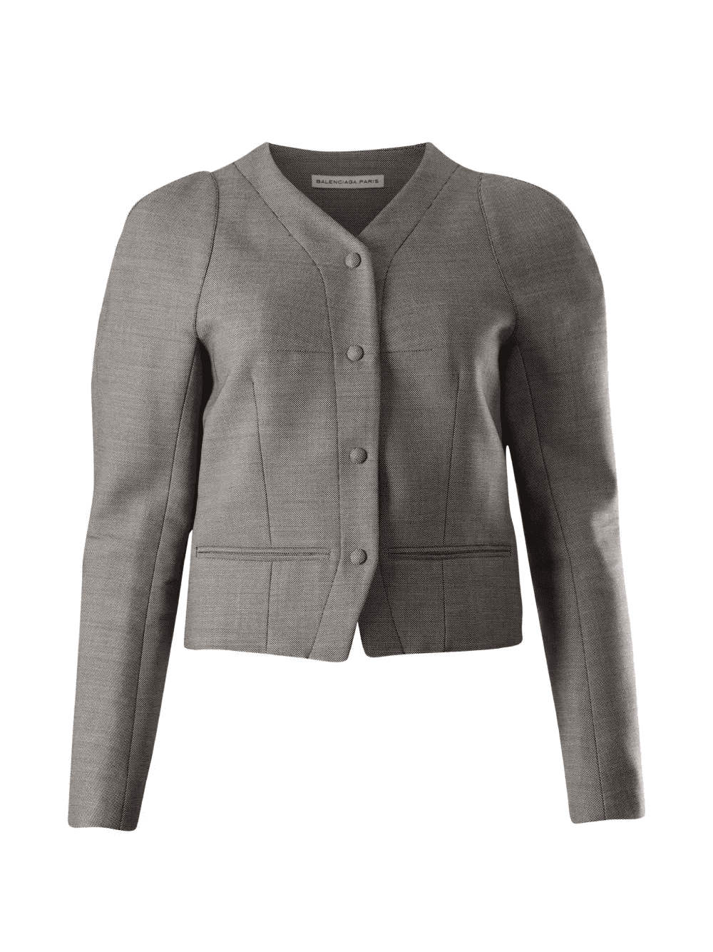 puff-sleeve jacket - Image 1